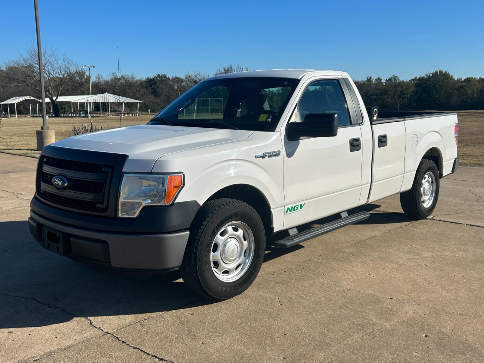 2014 White Ford F-150 STX 6.5-ft. Bed 2WD (1FTMF1CM5EK) with an 3.7L V6 DOHC 24V engine, 6-Speed Automatic transmission, located at 17760 Hwy 62, Morris, OK, 74445, (918) 733-4887, 35.609104, -95.877060 - 2014 FORD F-150 STX 6.5-ft. BED 2WD BI-FUEL (RUNS ON BOTH CNG OR GASOLINE) FEATURES POWER WINDOWS, POWER LOCKS, AM/FM STEREO, SIRIUS XM, CD PLAYER, AUXILLIARY PORT, CRUISE CONTROL, TRACTION CONTROL, MULTI-FUNCTIONING STEERING WHEEL CONTROLS. 164,837 MILES WITH LT245/R17 TIRES. ******CLEAN TITLE***** - Photo #0