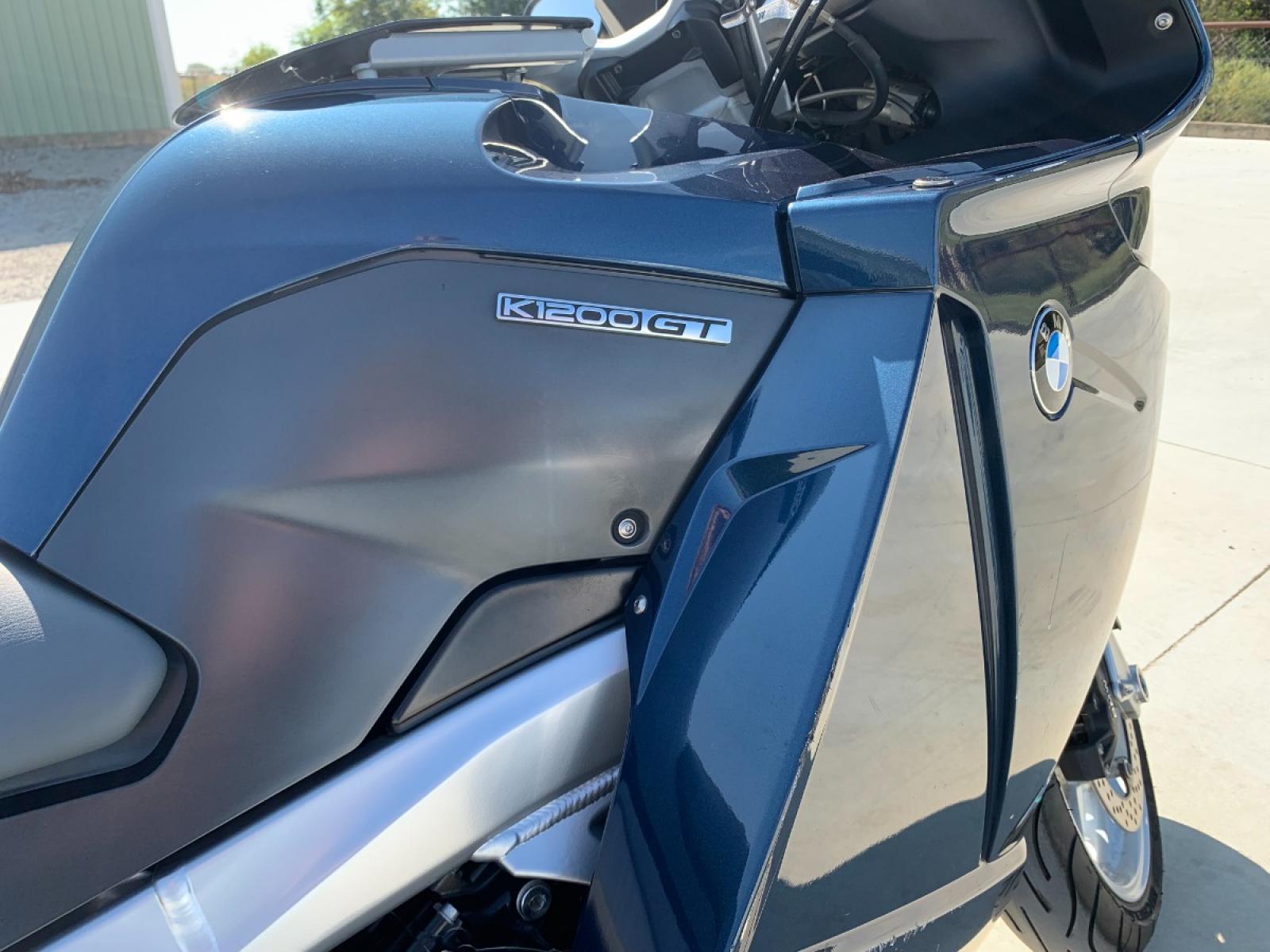 2007 BLUE BMW K1200GT K1200 (WB10597087Z) with an 1157CC engine, located at 17760 HWY 62, MORRIS, 74445, 35.609104, -95.877060 - Photo #11