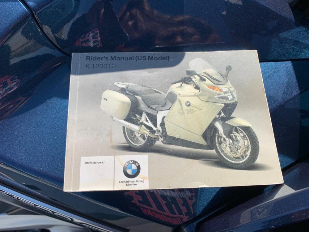 2007 BLUE BMW K1200GT K1200 (WB10597087Z) with an 1157CC engine, located at 17760 HWY 62, MORRIS, 74445, 35.609104, -95.877060 - Photo #13