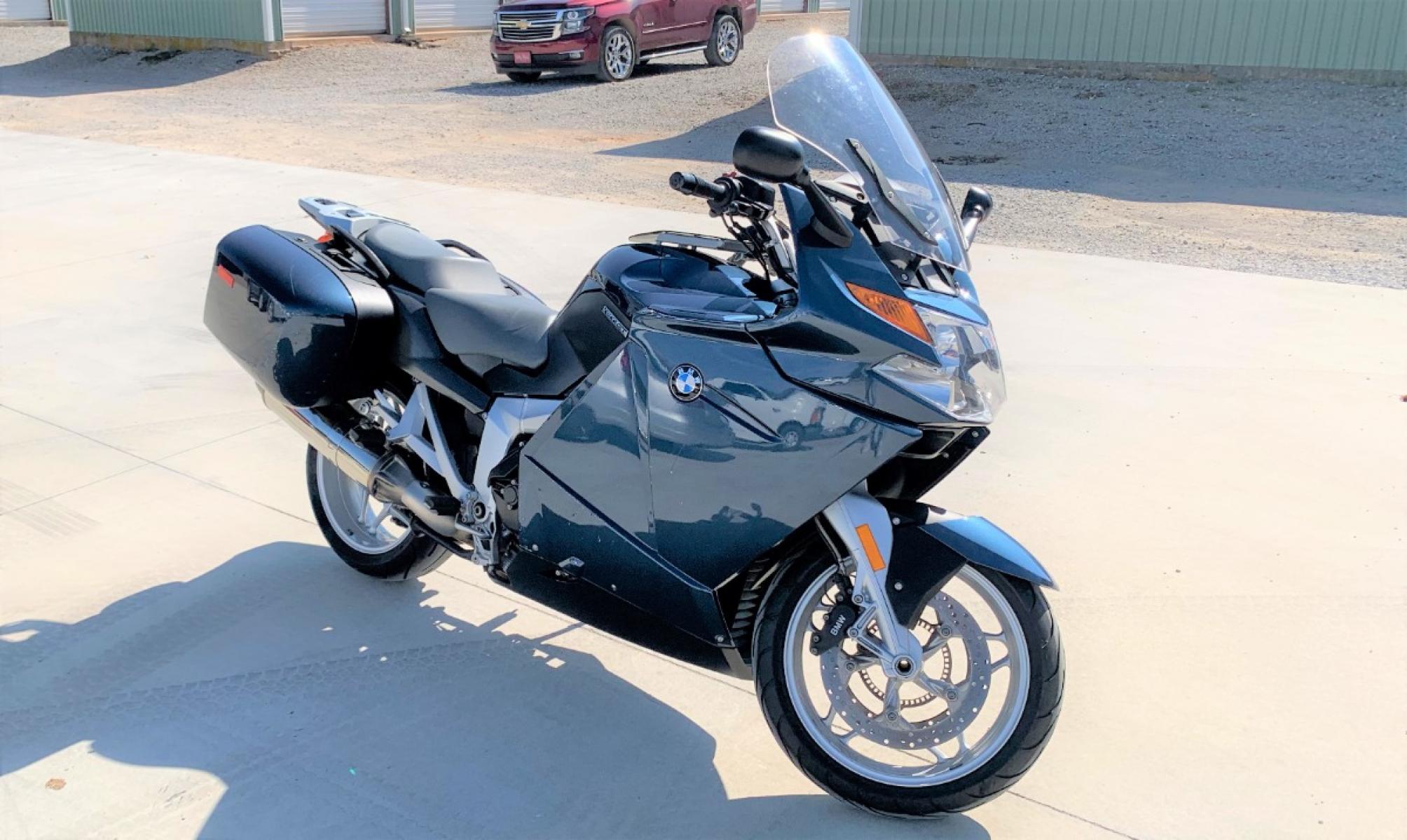 2007 BLUE BMW K1200GT K1200 (WB10597087Z) with an 1157CC engine, located at 17760 HWY 62, MORRIS, 74445, 35.609104, -95.877060 - Photo #3