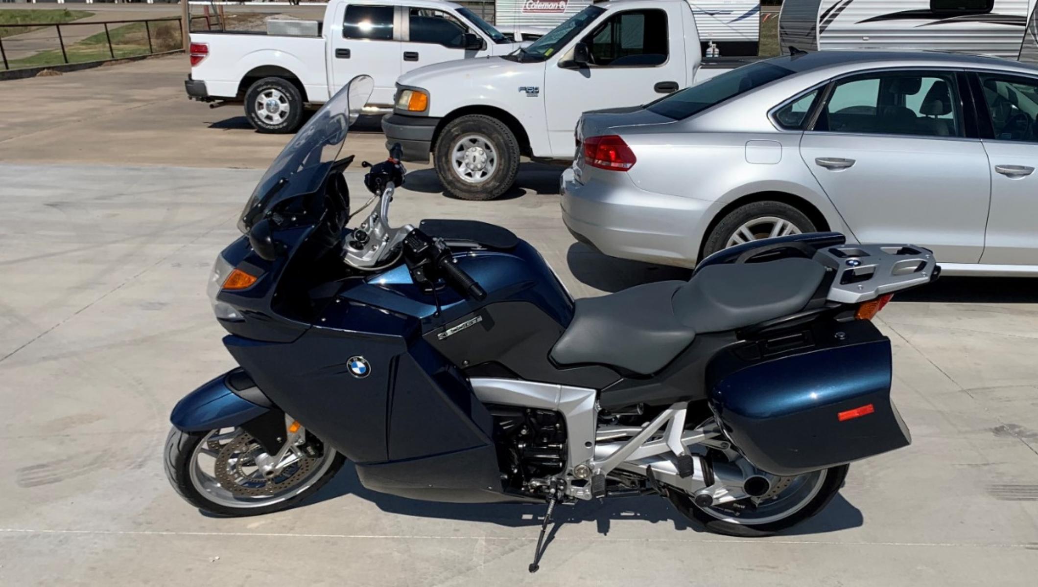 2007 BLUE BMW K1200GT K1200 (WB10597087Z) with an 1157CC engine, located at 17760 HWY 62, MORRIS, 74445, 35.609104, -95.877060 - Photo #7
