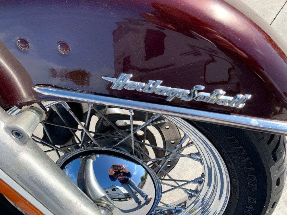 2009 PURPLE Harley-Davidson FLSTC - (1HD1BW5199Y) , located at 17760 HWY 62, MORRIS, 74445, 35.609104, -95.877060 - Photo #13