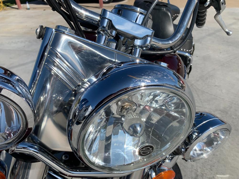 2009 PURPLE Harley-Davidson FLSTC - (1HD1BW5199Y) , located at 17760 HWY 62, MORRIS, 74445, 35.609104, -95.877060 - Photo #19