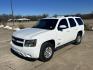 2012 White /BLACK Chevrolet Tahoe LS 4WD (1GNSKAE01CR) with an 5.3L V8 OHV 16V FFV engine, 6-Speed Automatic transmission, located at 17760 Hwy 62, Morris, OK, 74445, (918) 733-4887, 35.609104, -95.877060 - 2012 CHEVY TAHOE 5.3L V8 4WD BI-FUEL FEATURES REMOTE START, REMOTE KEYLESS ENTRY, REMOTE KEYLESS LOCKING SYSTEM, POWER WINDOWS, POWER SEATS, POWER MIRRORS, POWER LOCKS, AM/FM STEREO, CD PLAYER, BACKUP CAMERA, CLOTHS SEATS, POWER-ADJUSTABLE PEDALS, HILL ASSISTANCE, LEATHER-WRAPPED MULTI-FUNCTION ST - Photo#0
