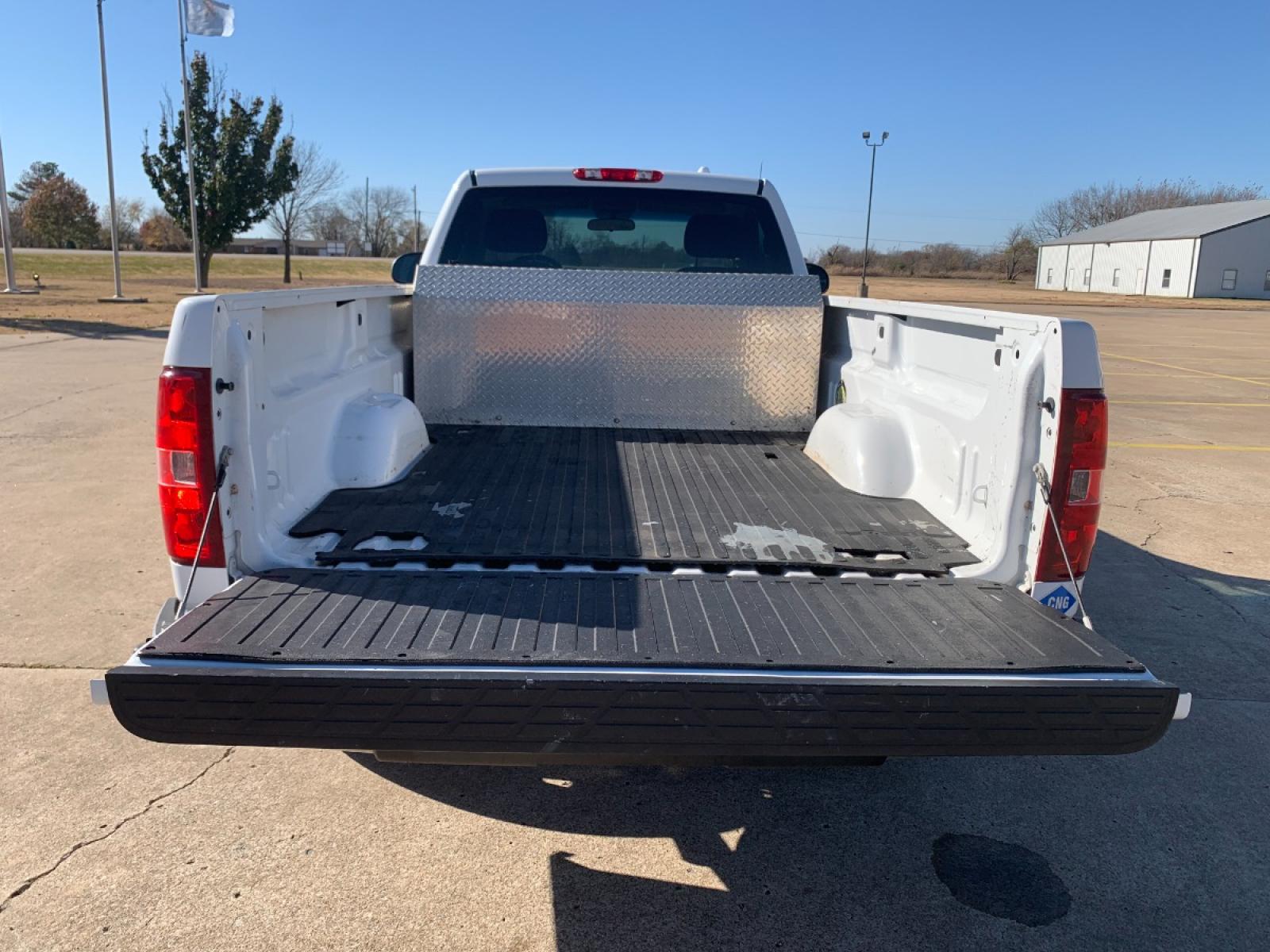 2011 White Chevrolet Silverado 1500 Work Truck 2WD (1GCNCPE03BZ) with an 5.3L V8 OHV 16V FFV engine, 4-Speed Automatic transmission, located at 17760 Hwy 62, Morris, OK, 74445, (918) 733-4887, 35.609104, -95.877060 - 2011 CHEVY SILVERADO 1500 5.3L V8 2WD DEDICATED CNG (COMPRESSED NATURAL GAS) FEATURES MANUAL WINDOWS, MANUAL SEATS, MANUAL LOCKS, STEERING WHEEL CONTROLS, AM/FM STEREO, CRUISE CONTROL, AND BED MAT. IT HAS 142,151 MILES. FIRESTONE 245/70R17 TIRES. EQUIPPED WITH A IMPCO CNG FUEL SYSTEM. IT RUNS ON COM - Photo #16
