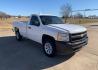 2011 White Chevrolet Silverado 1500 Work Truck 2WD (1GCNCPE03BZ) with an 5.3L V8 OHV 16V FFV engine, 4-Speed Automatic transmission, located at 17760 Hwy 62, Morris, OK, 74445, (918) 733-4887, 35.609104, -95.877060 - Photo #3