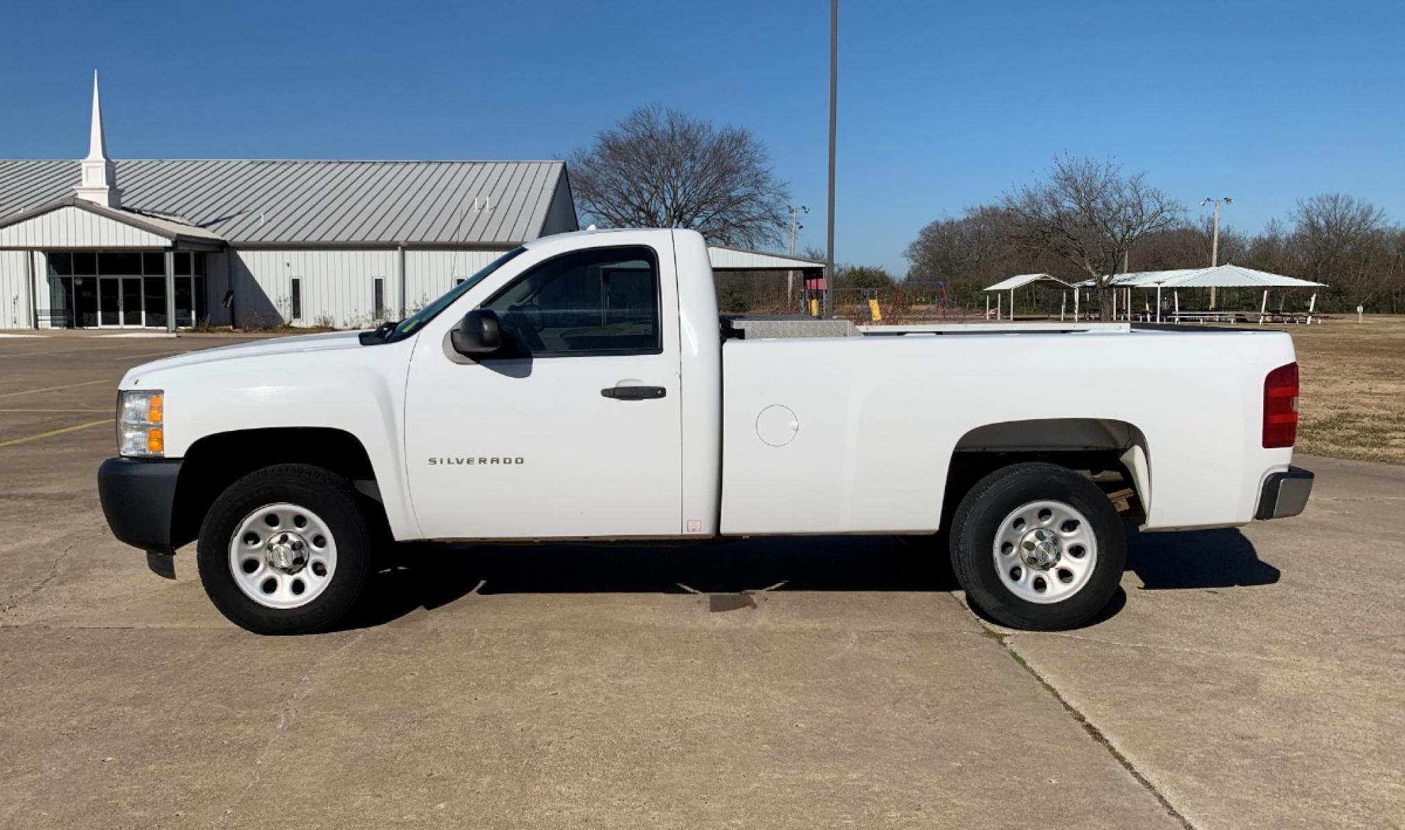 2011 White Chevrolet Silverado 1500 Work Truck 2WD (1GCNCPE03BZ) with an 5.3L V8 OHV 16V FFV engine, 4-Speed Automatic transmission, located at 17760 Hwy 62, Morris, OK, 74445, (918) 733-4887, 35.609104, -95.877060 - 2011 CHEVY SILVERADO 1500 5.3L V8 2WD DEDICATED CNG (COMPRESSED NATURAL GAS) FEATURES MANUAL WINDOWS, MANUAL SEATS, MANUAL LOCKS, STEERING WHEEL CONTROLS, AM/FM STEREO, CRUISE CONTROL, AND BED MAT. IT HAS 142,151 MILES. FIRESTONE 245/70R17 TIRES. EQUIPPED WITH A IMPCO CNG FUEL SYSTEM. IT RUNS ON COM - Photo #8