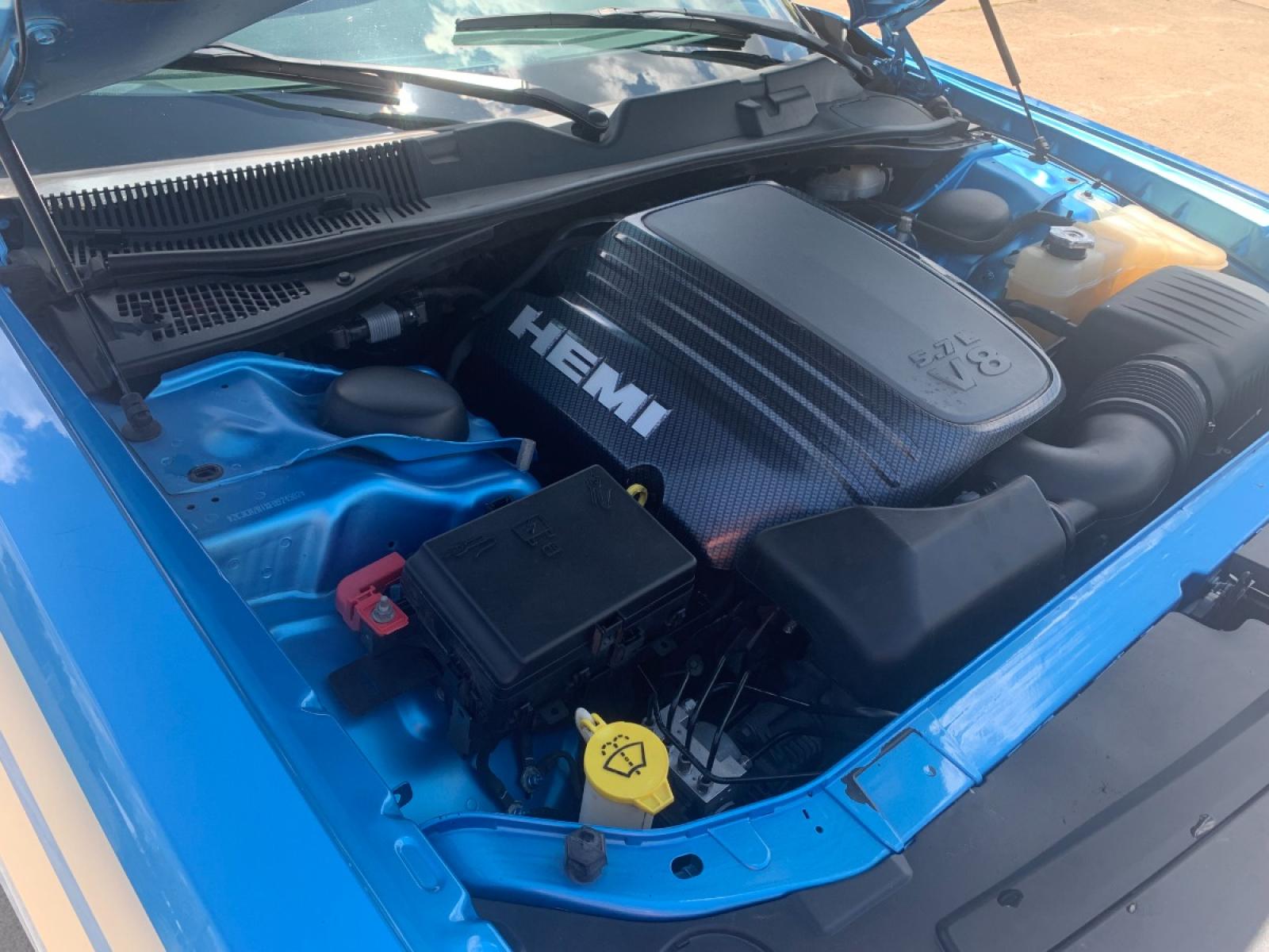 2015 BLUE Dodge Challenger R/T Plus (2C3CDZBTXFH) with an 5.7L V8 OHV 16V engine, AUTOMATIC transmission, located at 17760 Hwy 62, Morris, OK, 74445, (918) 733-4887, 35.609104, -95.877060 - THE 2015 DODGE CHALLENGER RT HAS A 5.7L HEMI RWD. RUNS ON GASOLINE. FEATURES A REMOTE KEYLESS ENTRY, POWER LOCKS, POWER SEATS, POWER WINDOWS, POWER MIRRORS, AM/FM STEREO, SXM RADIO, TOUCHSCREEN, BLUETOOTH, AUX PORT, USB PORT, MP3 PLAYER, UCONNECT, SUEDE, LEATHER SEATS, TRACTION CONTROL, CRUISE CONTR - Photo #18