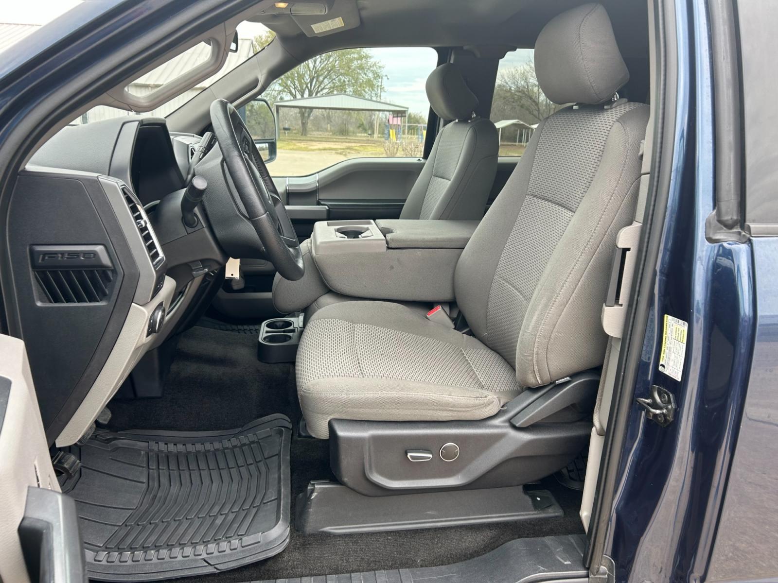 2015 BLUE Ford F-150 XL SuperCab 6.5-ft. Bed 2WD (1FTEX1CP5FF) with an 2.7L V6 DOHC 24V engine, 6-Speed Automatic transmission, located at 17760 Hwy 62, Morris, OK, 74445, (918) 733-4887, 35.609104, -95.877060 - 2015 FORD F150 XL HAS A 2.7L V6 ENGINE AND RWD, FEATURES A KEYLESS LOCKING REMOTE, POWER SEATS, POWER FOOT PEDAL ADJUSTER, POWER LOCKS, POWER WINDOWS, POWER MIRRORS, AM/FM STEREO, SIRIUS RADIO, CD PLAYER, AUX PORT, USB PORT, AUTO START/STOP TECHNOLOGY, CLOTH INTERIOR, CRUISE CONTROL, TRACTION CONTRO - Photo #9