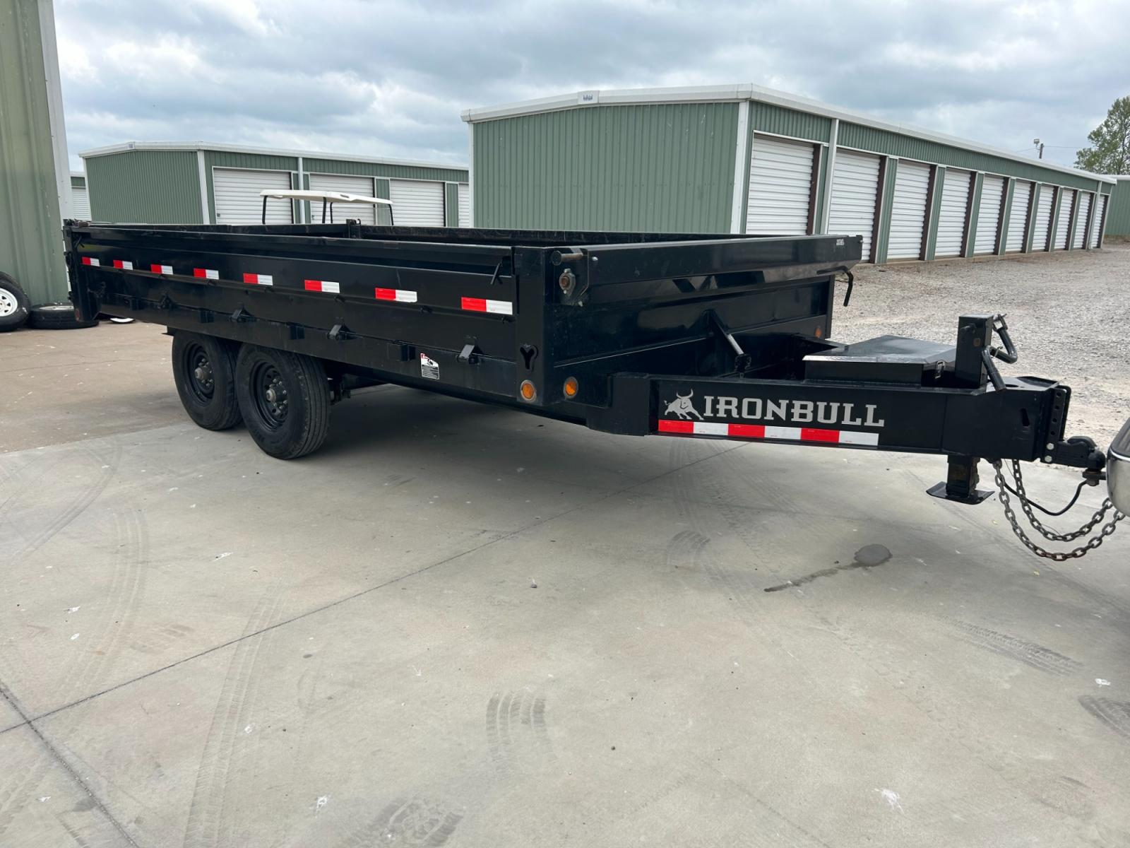 2022 BLACK IRONBULL DUMP TRAILER DUMPBED (50HDP1620N1) , located at 17760 Hwy 62, Morris, OK, 74445, 35.609104, -95.877060 - 2022 deckover dumps offer a raised deck (above the tires) to accommodate 10 gauge fold down sides and a bed width of 96”. The deckover is equipped standard with 10” I beam frame. 3” channel crossmembers span the 10 gauge smooth steel floor. 2 5/16” couplers are equipped standard on each mode - Photo #0