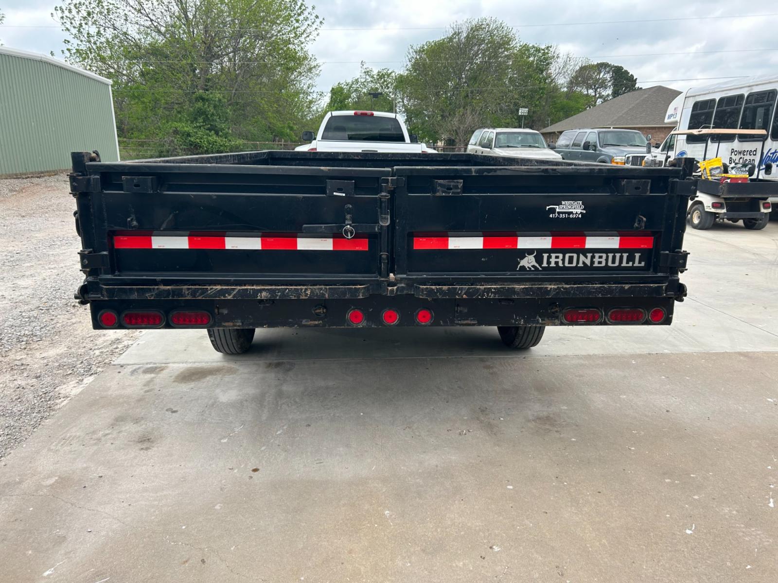2022 BLACK IRONBULL DUMP TRAILER DUMPBED (50HDP1620N1) , located at 17760 Hwy 62, Morris, OK, 74445, 35.609104, -95.877060 - 2022 deckover dumps offer a raised deck (above the tires) to accommodate 10 gauge fold down sides and a bed width of 96”. The deckover is equipped standard with 10” I beam frame. 3” channel crossmembers span the 10 gauge smooth steel floor. 2 5/16” couplers are equipped standard on each mode - Photo #3