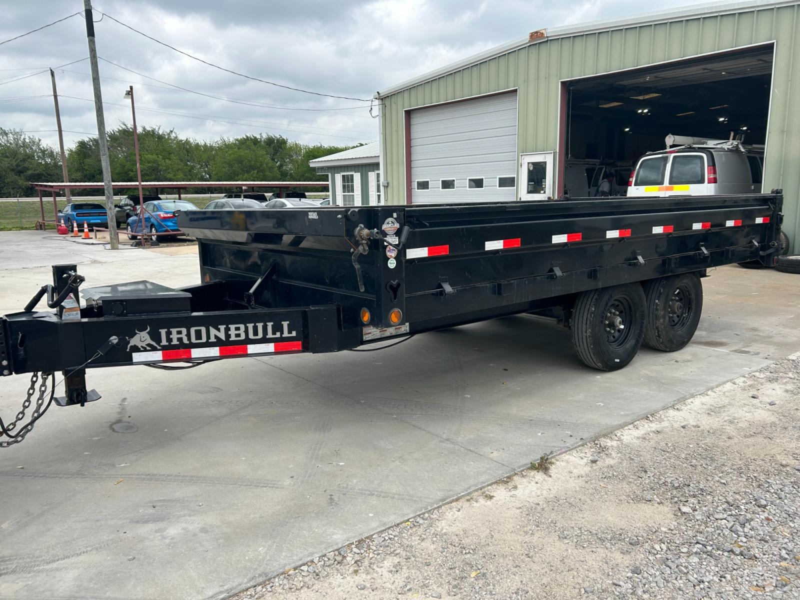 2022 BLACK IRONBULL DUMP TRAILER DUMPBED (50HDP1620N1) , located at 17760 Hwy 62, Morris, OK, 74445, 35.609104, -95.877060 - 2022 deckover dumps offer a raised deck (above the tires) to accommodate 10 gauge fold down sides and a bed width of 96”. The deckover is equipped standard with 10” I beam frame. 3” channel crossmembers span the 10 gauge smooth steel floor. 2 5/16” couplers are equipped standard on each mode - Photo #6