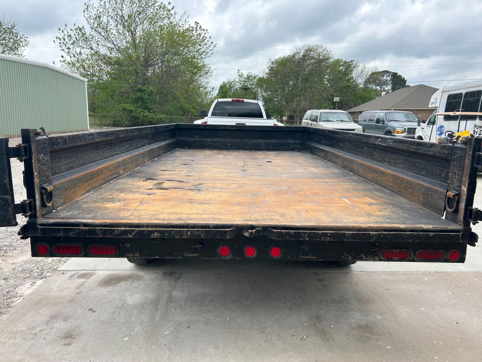 2022 BLACK IRONBULL DUMP TRAILER DUMPBED (50HDP1620N1) , located at 17760 Hwy 62, Morris, OK, 74445, 35.609104, -95.877060 - 2022 deckover dumps offer a raised deck (above the tires) to accommodate 10 gauge fold down sides and a bed width of 96”. The deckover is equipped standard with 10” I beam frame. 3” channel crossmembers span the 10 gauge smooth steel floor. 2 5/16” couplers are equipped standard on each mode - Photo #7