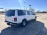 2000 White /TAN Ford Excursion XLT 2WD (1FMNU40L4YE) with an 5.4L V8 SOHC 16V engine, 4-Speed Automatic Overdrive transmission, located at 17760 Hwy 62, Morris, OK, 74445, (918) 733-4887, 35.609104, -95.877060 - 2000 FORD EXCURSION IS 5.4L V8 RWD FEATURING POWER LOCKS, POWER WINDOWS, POWER SEATS, POWER MIRRORS, AM/FM STEREO, CD PLAYER, CASSETTE PLAYER, 6 DISC COMPACT MAGAZINE, REAR CLIMATE CONTROL, CRUISE CONTROL, 3RD ROW SEATING. TIRES LT265/75R16 TIRES. 126,953 MILES WITH A REBUILT TITLE DUE TO AN ACCIDEN - Photo#4