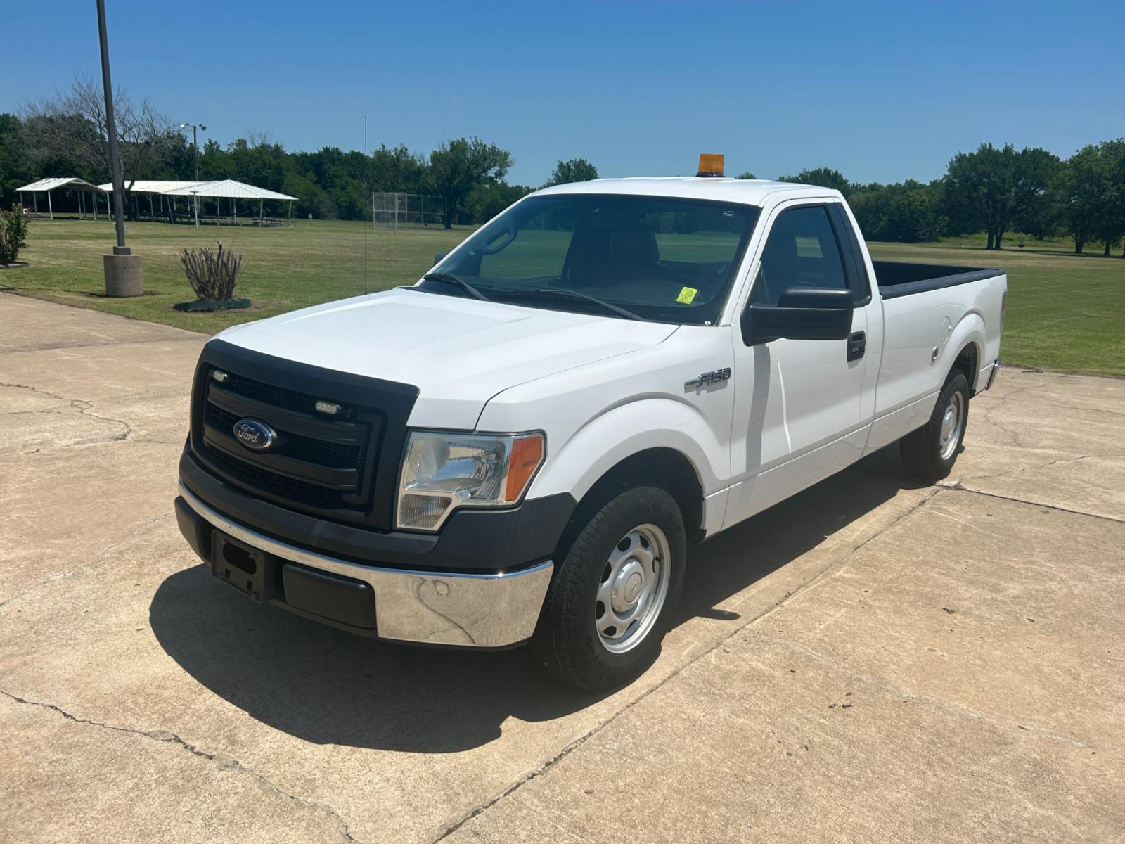 2014 White Ford F-150 STX 6.5-ft. Bed 2WD (1FTMF1CM5EK) with an 3.7L V6 DOHC 24V engine, 6-Speed Automatic transmission, located at 17760 Hwy 62, Morris, OK, 74445, (918) 733-4887, 35.609104, -95.877060 - 2014 FORD F150 STX HAS A 3.7L AND IS 2WD. THIS IS A BI-FUEL TRUCK THAT DRIVES ON BOTH CNG (COMPRESSED NATURAL GAS) OR REGULAR GASOLINE. FEATURES REMOTE KEYLESS ENTRY, POWER LOCKS, POWER WINDOWS, POWER MIRRORS, AM/FM STEREO, SIRIUS RADIO, CD PLAYER, AUX PORT, USB PORT, HANDS-FREE CALLING, MULTI-FUNC - Photo #0