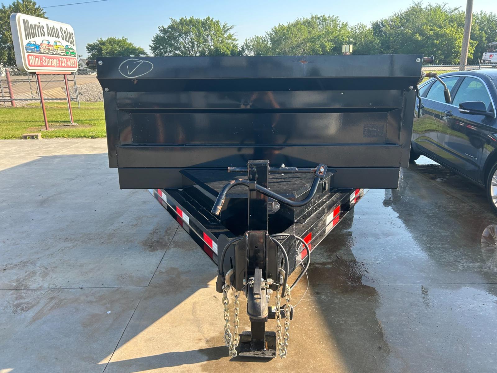 2022 BLACK Norstar Trailers IRONBULL DUMP BED (3EUDB1624N1) , located at 17760 Hwy 62, Morris, OK, 74445, 35.609104, -95.877060 - 2022 Norstar Ironbull Dumpbed has 14,000 lbs of GVWR and is equipped with enough lifting power to ensure you can always get your job done. Each Iron Bull 83 wide dump comes equipped standard with an industry best 7 gauge floor and 24" high 10 gauge sides with 7 machined breaks that will not bend, bo - Photo #1