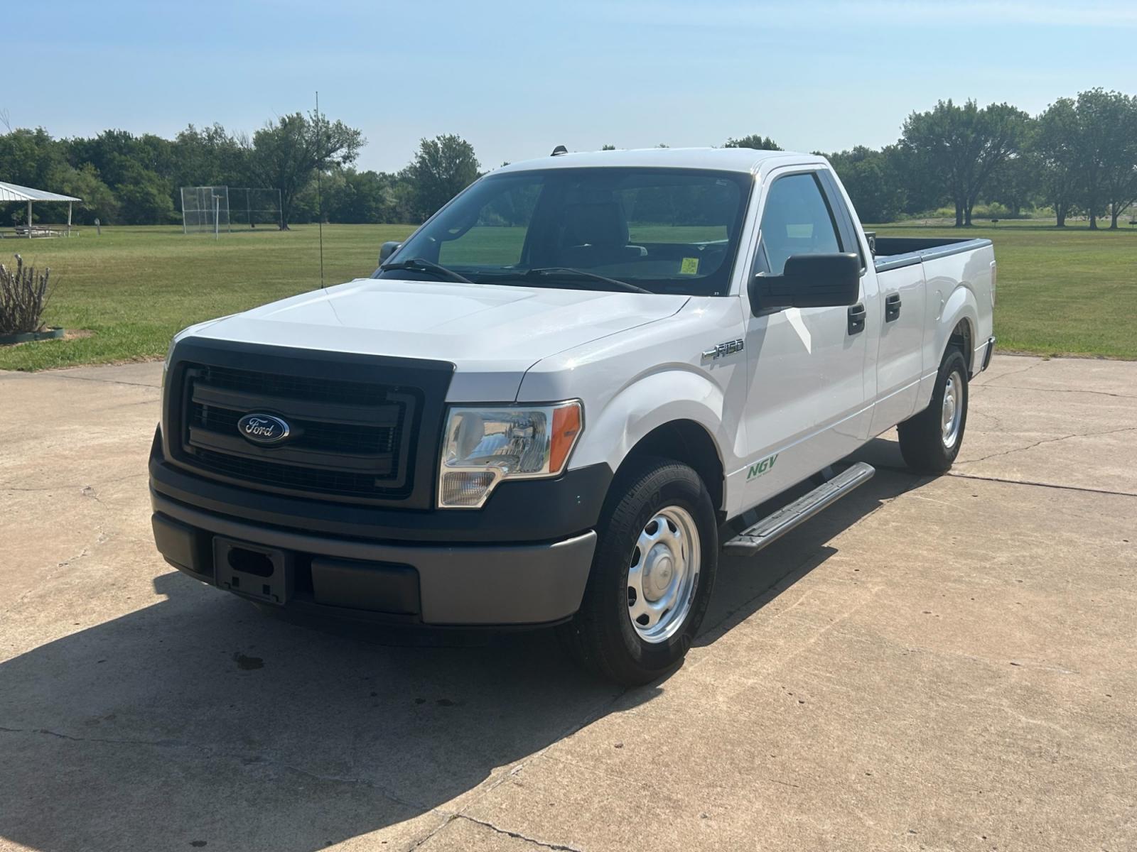 2014 Ford F-150 (1FTMF1CM3EK) with an 6.2L V8 OHV 16V engine, AUTOMATIC transmission, located at 17760 Hwy 62, Morris, OK, 74445, (918) 733-4887, 35.609104, -95.877060 - 2014 FORD F-150 HAS THE 6.2L V8 AND IS RWD. FEATURES POWER LOCKS, POWER WINDOWS, POWER MIRRORS, AM/FM STEREO, SIRIUS STEREO CD PLAYER, AUXILLARY PORT, BACK-UP CAMERA, BED LINER, CRUISE CONTROL, TRACTION CONTROL, MULTI-FUNCTION STEERING CONTROL. A PREMIER ALTERNATIVE FUEL CONVERSION THAT IS EPA-APP - Photo #0