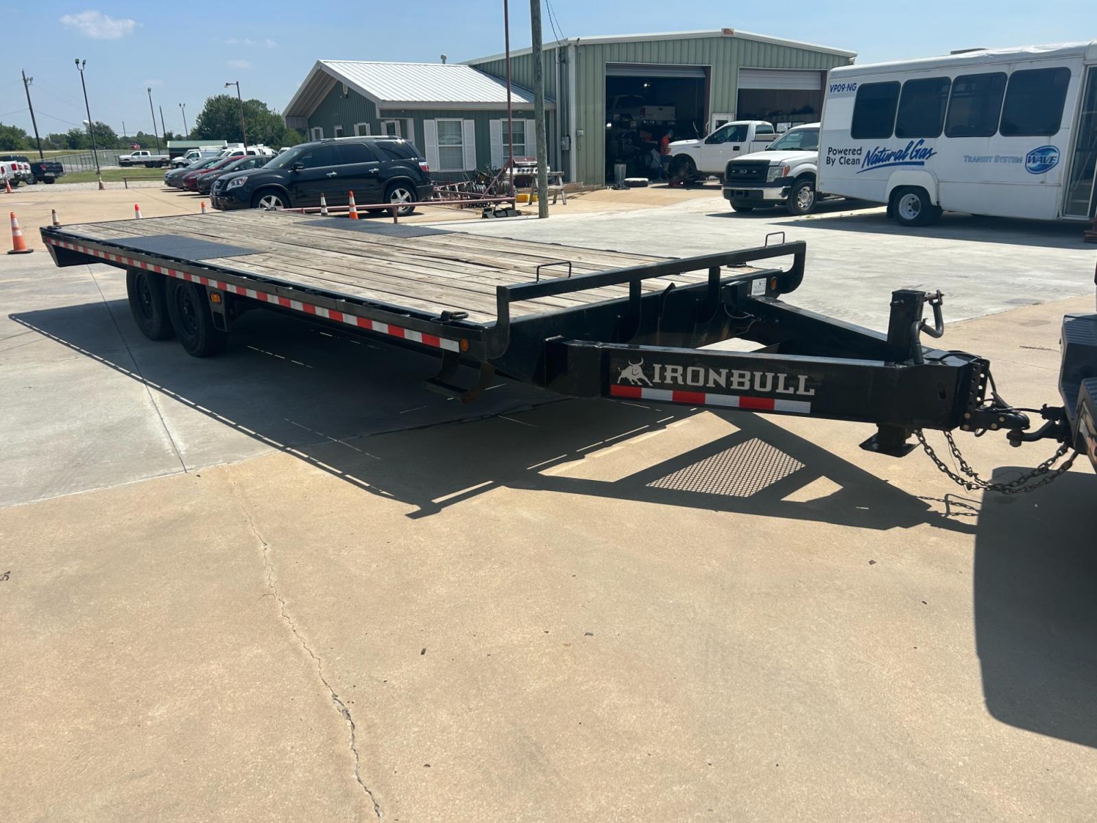 2022 BLACK Norstar Trailers IRONBULL (50HFP2426N1) , located at 17760 Hwy 62, Morris, OK, 74445, 35.609104, -95.877060 - 2022 IRONBULL TRAILER FEATURES 10" I-BEAM FRAME AND TONGUE, 2 5/16'' ADJUSTABLE COUPLER, 3'' STRUCTURAL CROSSMEMBERS, DECK HEIGHT 33'', RUB RAIL, STAKE POCKETS, PIPE SPOOLS, CAMBERED SPRING AXLES, MULTI-LEAF SLIPPER SPRING SUSPENSION, E-Z LUBE HUBS, 2 ELECTRIC BREAK AXLES, FULL 93' WIDE DECKOVER, 8 - Photo #1