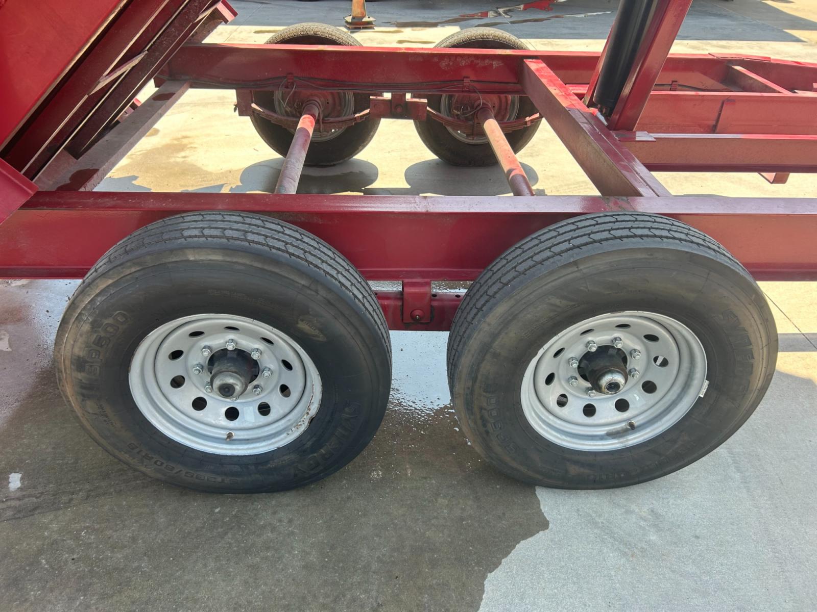 2022 RED EAST TEXAS TRAILER DUMPBED (58SBD1420NE) , located at 17760 Hwy 62, Morris, OK, 74445, 35.609104, -95.877060 - 2022 SILVERLINE TRAILER 83X14 FEATURES 2 7,000 LB DEXTER SPRING AXLES, 2 ELEC FSA BRAKES, COUPLER 2-5/16" ADJUSTABLE (6 HOLE), DIAMOND PLATE FENDERS, 16" CROSS-MEMBERS, 48" DUMP SIDES, 48" 3 WAY GATE, MESH ROLL TARP SYSTEM, JACK SPRING LOADED DROP LEG, 4 3'' D-RINGS, TOOL BOX IN TONGUE, SCISSOR HOIS - Photo #11