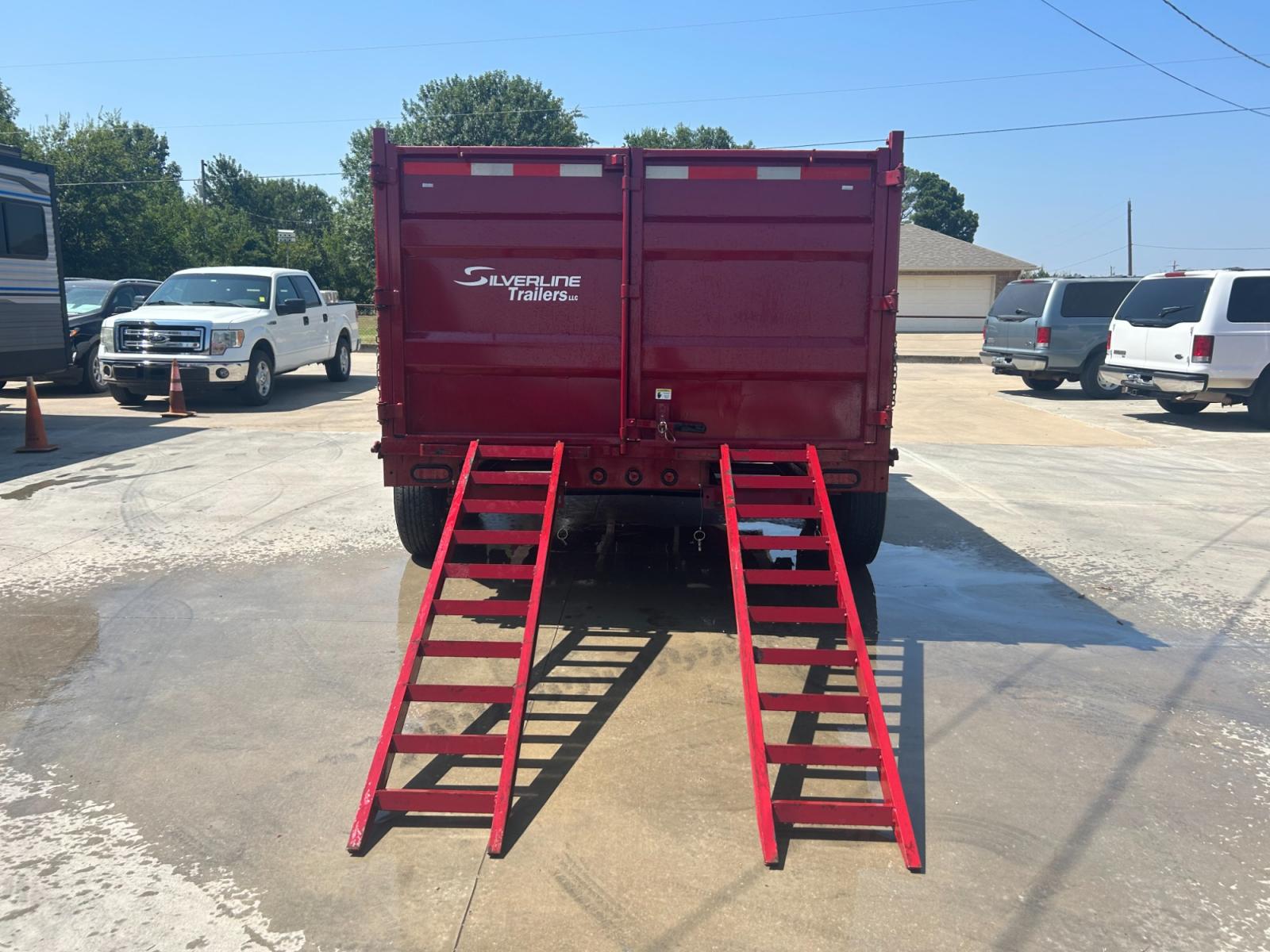 2022 RED EAST TEXAS TRAILER DUMPBED (58SBD1420NE) , located at 17760 Hwy 62, Morris, OK, 74445, 35.609104, -95.877060 - 2022 SILVERLINE TRAILER 83X14 FEATURES 2 7,000 LB DEXTER SPRING AXLES, 2 ELEC FSA BRAKES, COUPLER 2-5/16" ADJUSTABLE (6 HOLE), DIAMOND PLATE FENDERS, 16" CROSS-MEMBERS, 48" DUMP SIDES, 48" 3 WAY GATE, MESH ROLL TARP SYSTEM, JACK SPRING LOADED DROP LEG, 4 3'' D-RINGS, TOOL BOX IN TONGUE, SCISSOR HOIS - Photo #7