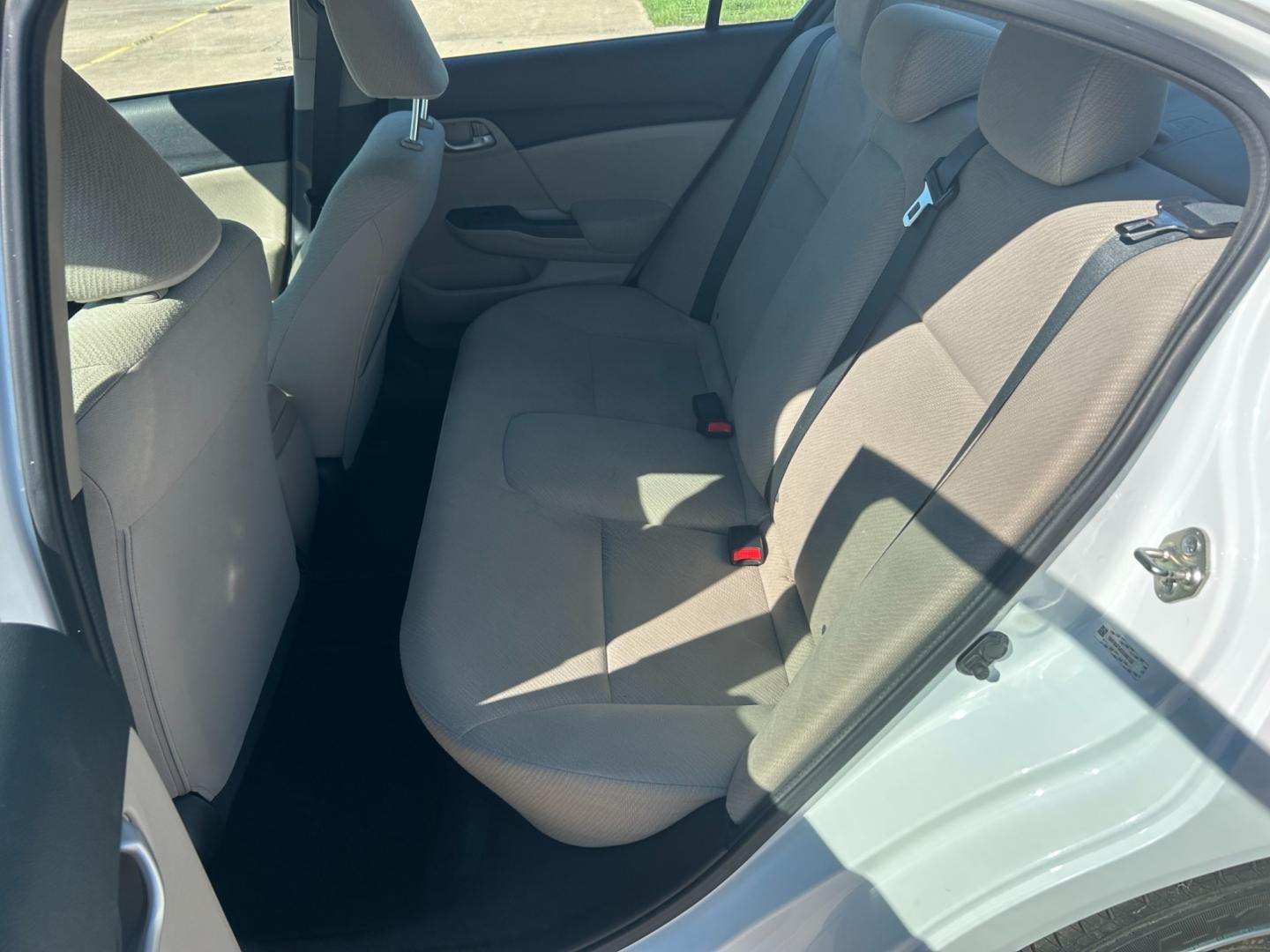 2013 White Honda Civic CNG Sedan 5-Speed AT (19XFB5F54DE) with an 1.8L L4 SOHC 16V CNG engine, 5A transmission, located at 17760 Hwy 62, Morris, OK, 74445, (918) 733-4887, 35.609104, -95.877060 - 2013 HONDA CIVIC CNG SEDAN 5-SPEED AT 1.8L DEDICATED CNG (ONLY RUNS ON COMPRESSED NATURAL GAS) FEATURES POWER LOCKS, POWER WINDOWS, POWER MIRRORS, AM/FM STEREO, CD PLAYER, AUXILLARY PORT, CRUISE CONTROL, TRACTION CONTROL, MULTI-FUNCTIONING STEERING WHEEL CONTROLS, BACK-UP CAMERA. IT HAS 195/65R15 TI - Photo#15