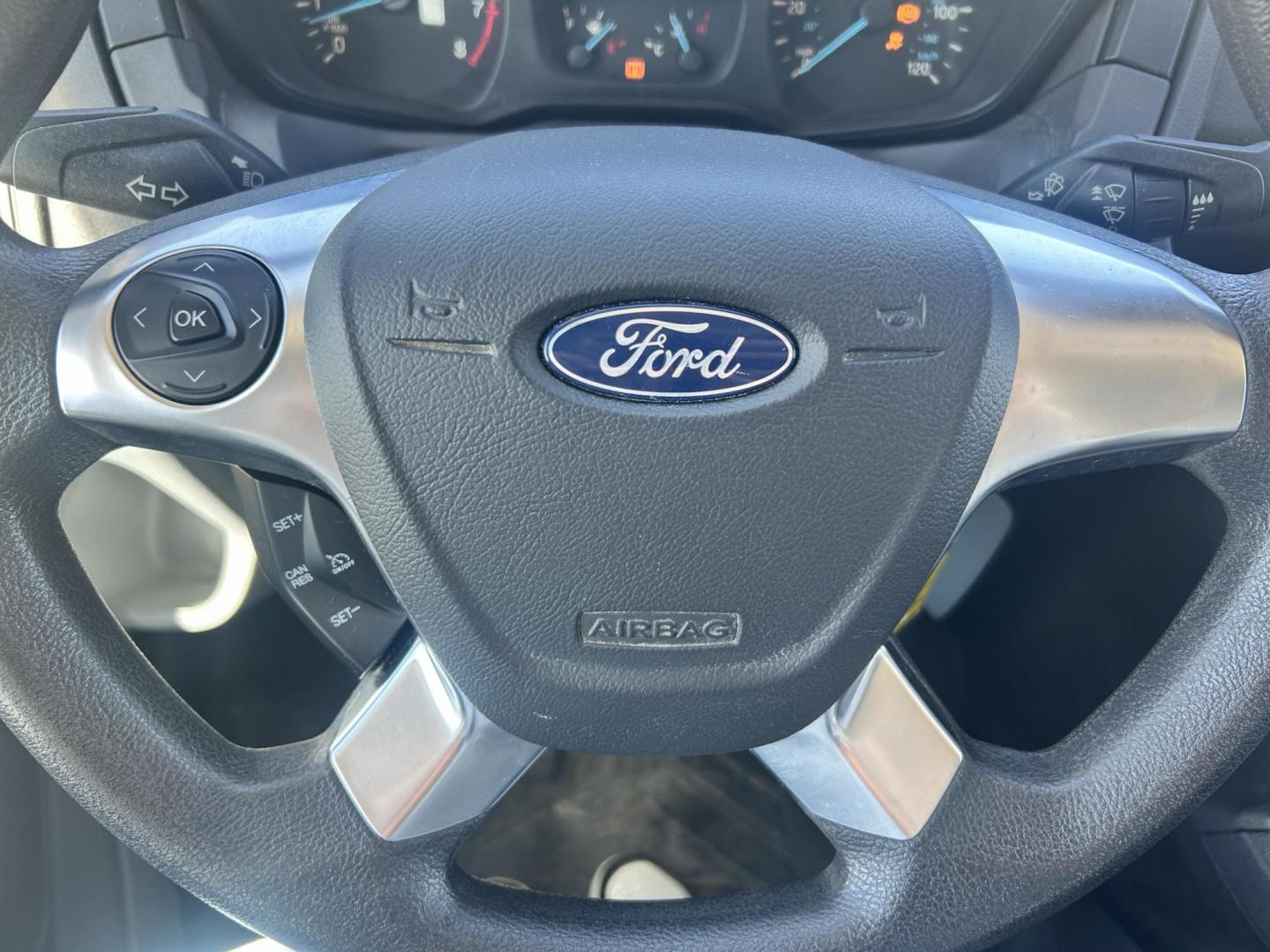 2019 White /Gray Ford Transit 250 Van Med. Roof w/Sliding Pass. 148-in. WB (1FTYR2CM6KK) with an 3.7L V6 DOHC 24V engine, 6A transmission, located at 17760 Hwy 62, Morris, OK, 74445, (918) 733-4887, 35.609104, -95.877060 - 2019 FORD TRANSIT 250 CARGO VAN HAS A 3.7L V6 ENGINE AND IS FWD. THIS VAN FEATURES KEYLESS ENTRY REMOTE, POWER LOCKS, POWER WINDOWS, POWER MIRRORS, KENWOOD STEREO HAS AN AM/FM STATIONS, SATALITE RADIO, CD PLAYER, BLUETOOTH, AUX PORT, USB PORT, TRACTION CONTROL, CRUISE CONTROL, SLIDING SIDE DOOR, BAC - Photo#13