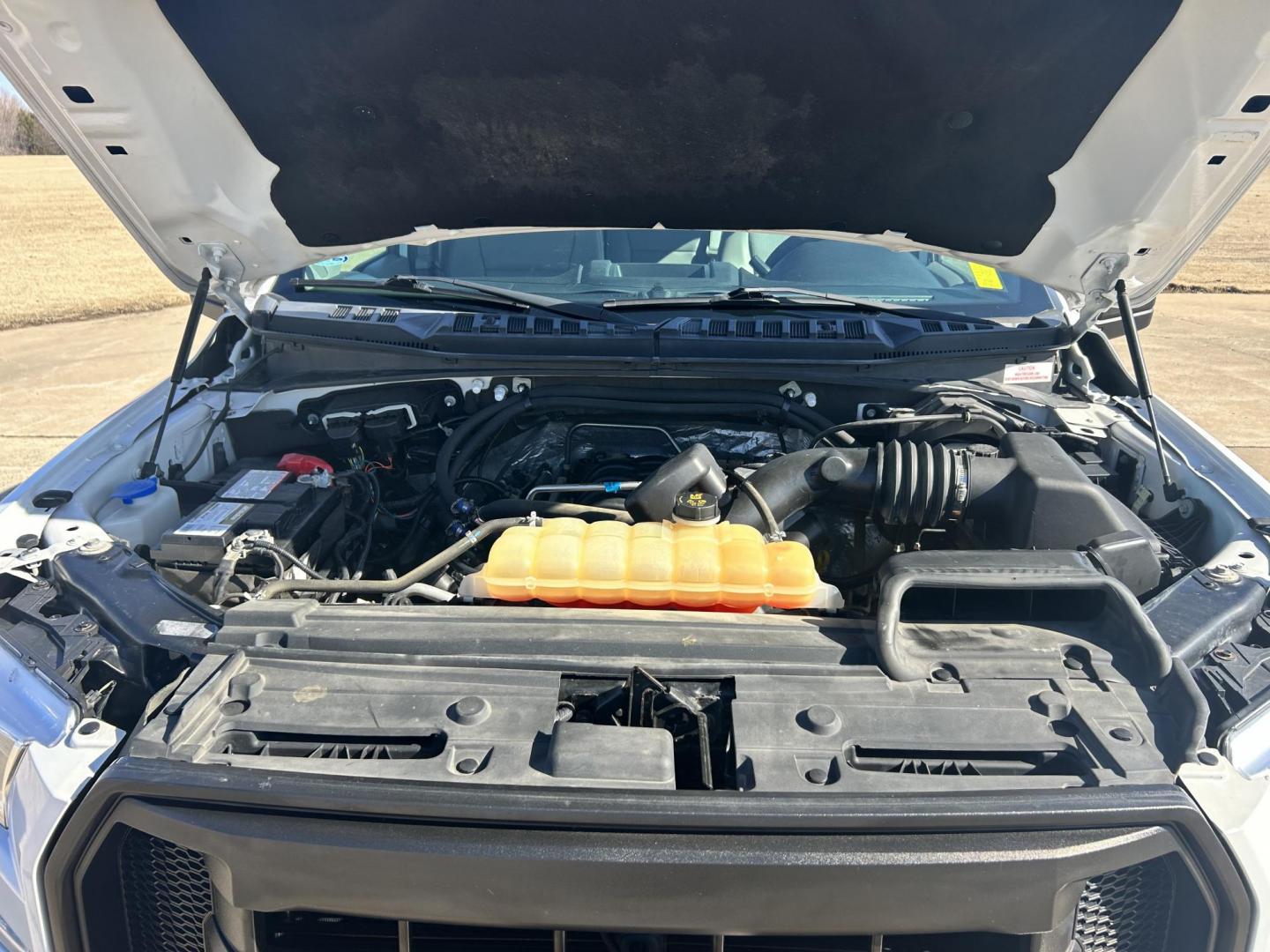 2017 White /Gray Ford F-150 SuperCab . 4WD (1FTFX1EF5HK) with an 5.0L V8 engine, 6A transmission, located at 17760 Hwy 62, Morris, OK, 74445, (918) 733-4887, 35.609104, -95.877060 - Photo#19