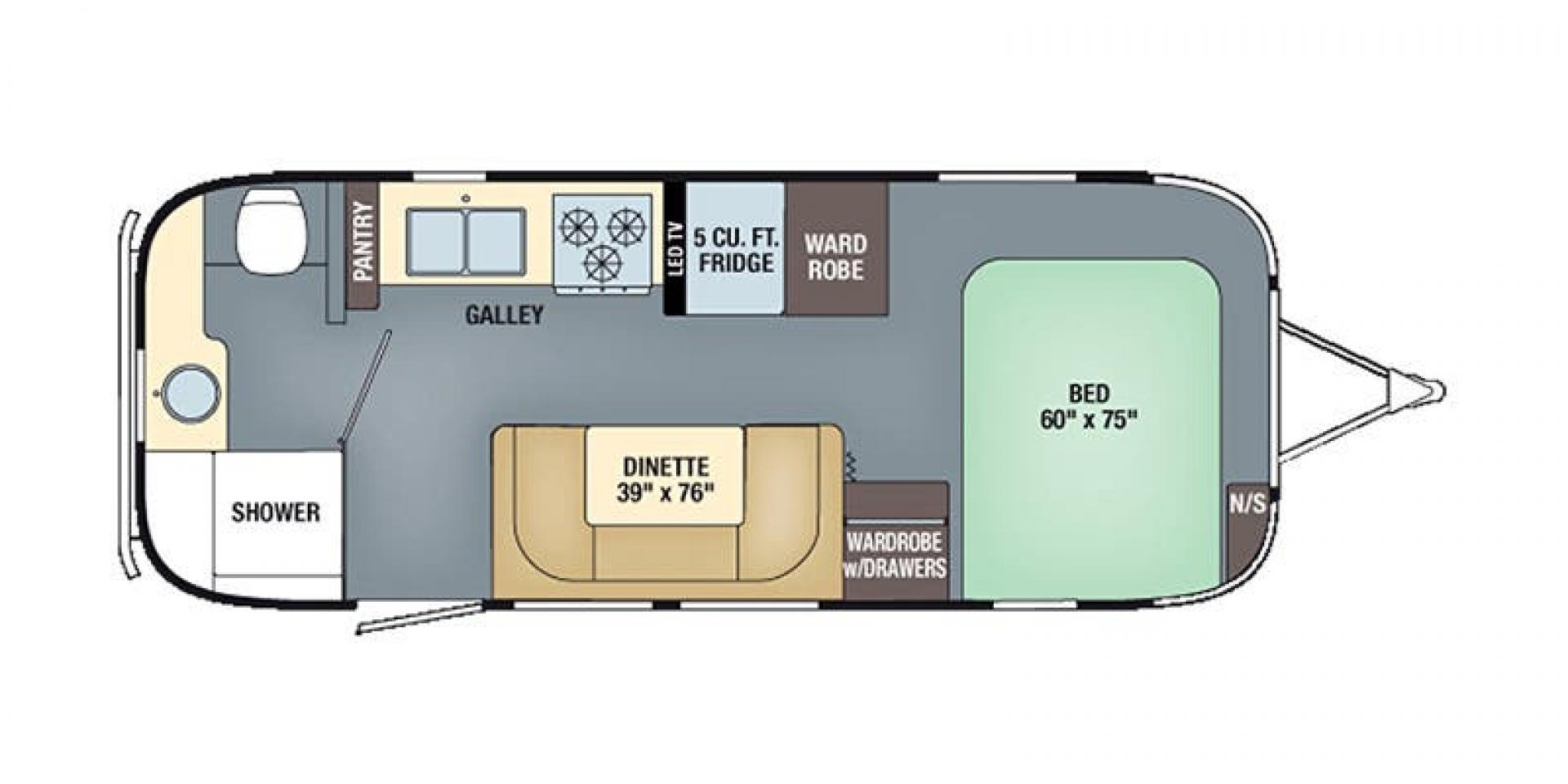 2016 Silver Airstream INTERNATIONAL SERENITY 23FB 23FB (1STKFAG29GJ) , located at 17760 Hwy 62, Morris, OK, 74445, 35.609104, -95.877060 - Photo#26