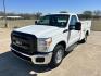 2016 White /Gray Ford F-250 SD 2WD (1FDBF2A62GE) with an 6.2L V8 OHV 16V engine, 6A transmission, located at 17760 Hwy 62, Morris, OK, 74445, (918) 733-4887, 35.609104, -95.877060 - 2016 FORD F250 TOOL BED SUPER DUTY IS A BI-FUEL SYSTEM THAT RUNS ON CNG OR GASOLINE. THIS TRUCK HAS A 6.2L V8 ENGINE, FEATURES MANUAL SEAT, LEATHER INTERIOR, POWER WINDOWS, POWER LOCKS, POWER MIRRORS, AM FM RADIO, AUXILLARY PORT, BACKUP CAMERA, TRACTION CONTROL, TOOL BED, AND TRAILER HITCH. A PREMIE - Photo#2
