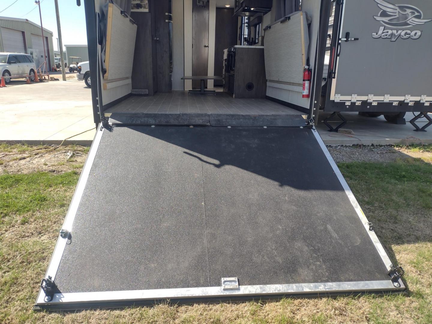 2020 Silver Forest River GREY WOLF PUP 22RR 22RR (4X4TCKX24LK) , located at 17760 Hwy 62, Morris, OK, 74445, 35.609104, -95.877060 - CAMPING SEASON IS HERE! CHECK OUT THIS 2020 FOREST RIVER GREY WOLF PUP TOY HAULER 22RR 29FT OVERALL WITH A 15FT POWER AWNING. IN THE LIVING/KITCHEN AREA IS A FARM STYLE SINK WITH OVERHEAD CABINETS, 3 BURNER STOVE WITH OVEN, OVERHEAD MICROWAVE, PANTRY, MID-SIZE FRIDGE, AM/FM RADIO, BOOTH STYLE DINETT - Photo#39