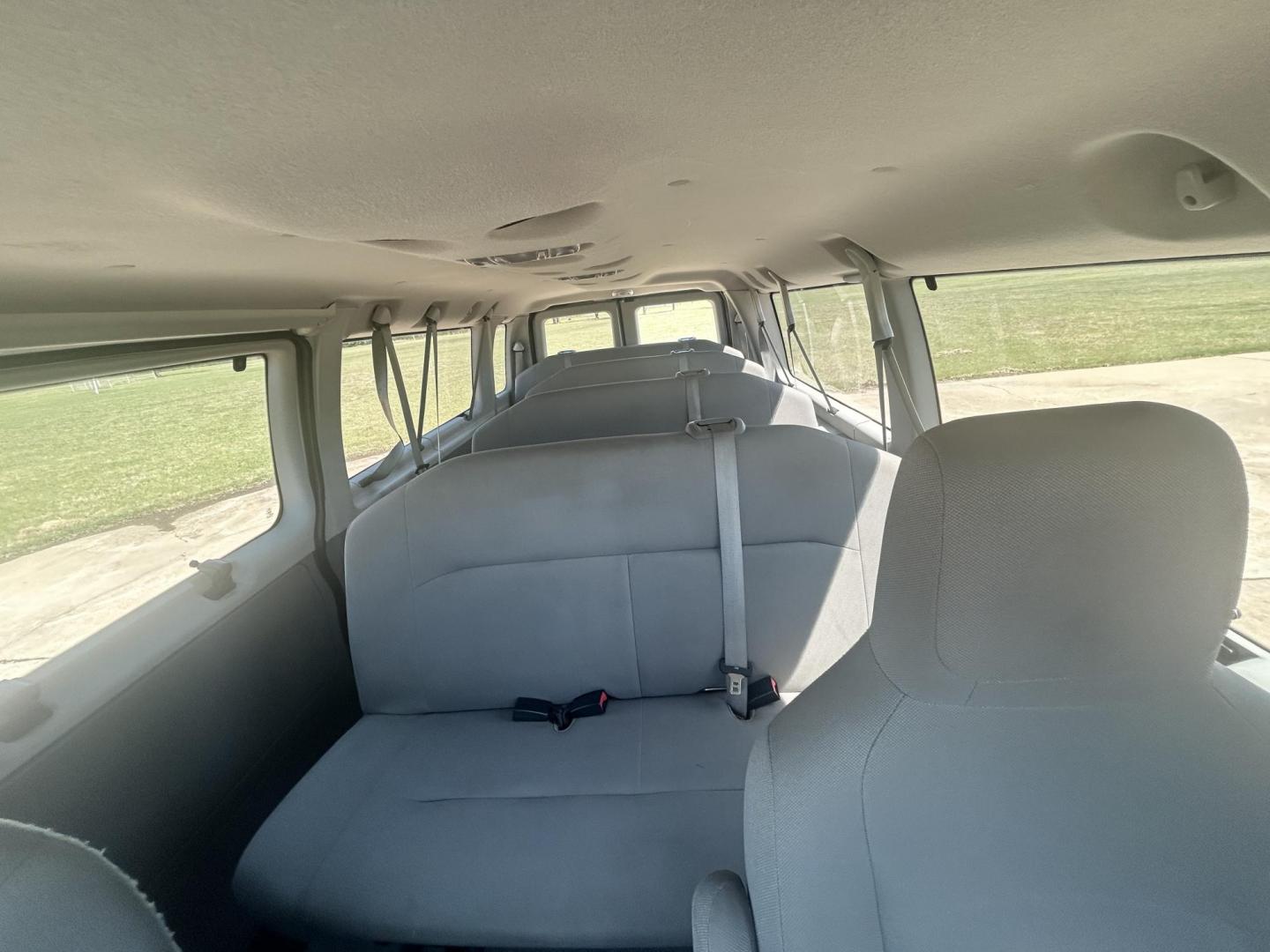 2013 White /TAN Ford E-Series Wagon E-350 XLT Super Duty Extended (1FBSS3BL9DD) with an 5.4L V8 SOHC 16V FFV engine, located at 17760 Hwy 62, Morris, OK, 74445, (918) 733-4887, 35.609104, -95.877060 - 2013 FORD E-350 15 PASSENGER VAN DEDICATED CNG ONLY RUNS ON COMPRESSED NATURAL GAS IT HAS THE 5.4L V8 ENIGINE. IT FEATURES POWER LOCKS, POWER WINDOWS, POWER MIRRORS, CLOTH INTERIOR, AM/FM RADIO, AUXILARY PORT, FRONT AND REAR A/C, TRACTION CONTROL, CRUISE CONTROL, 15 PASSENGER VAN, EQUIPPED WITH BAF - Photo#11