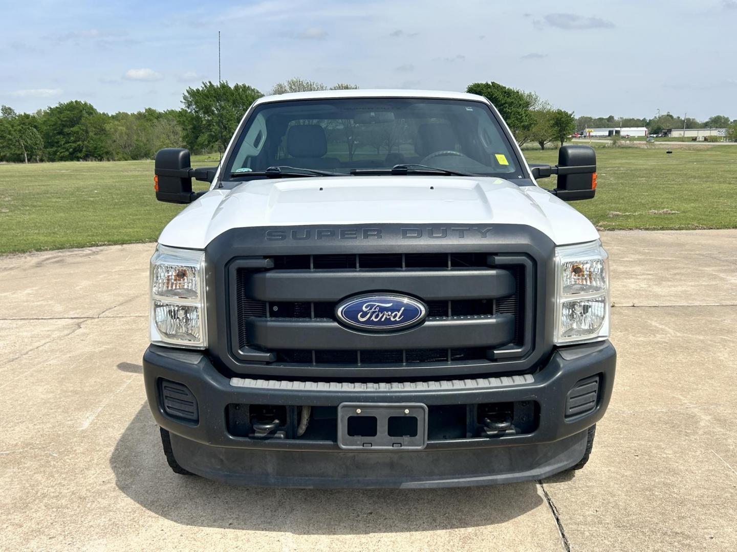 2014 White /Gray Ford F-250 SD XLT SuperCab Long Bed 4WD (1FT7X2B67EE) with an 6.2L V8 OHV 16V engine, 6-Speed Automatic transmission, located at 17760 Hwy 62, Morris, OK, 74445, (918) 733-4887, 35.609104, -95.877060 - 2014 F250 SUPER DUTY 4WD IS A BI-FUEL SYSTEM THAT RUNS ON CNG OR GASOLINE. THIS TRUCK HAS A 6.2L V8 ENGINE, FEATURES MANUAL SEAT, POWER WINDOWS, POWER LOCKS, POWER MIRRORS, AM FM RADIO, TRACTION CONTROL, CRUISE CONTROL, BED LINER AND TRAILER HITCH. A PREMIER ALTERNATIVE FUEL CONVERSION THAT IS EPA - Photo#2