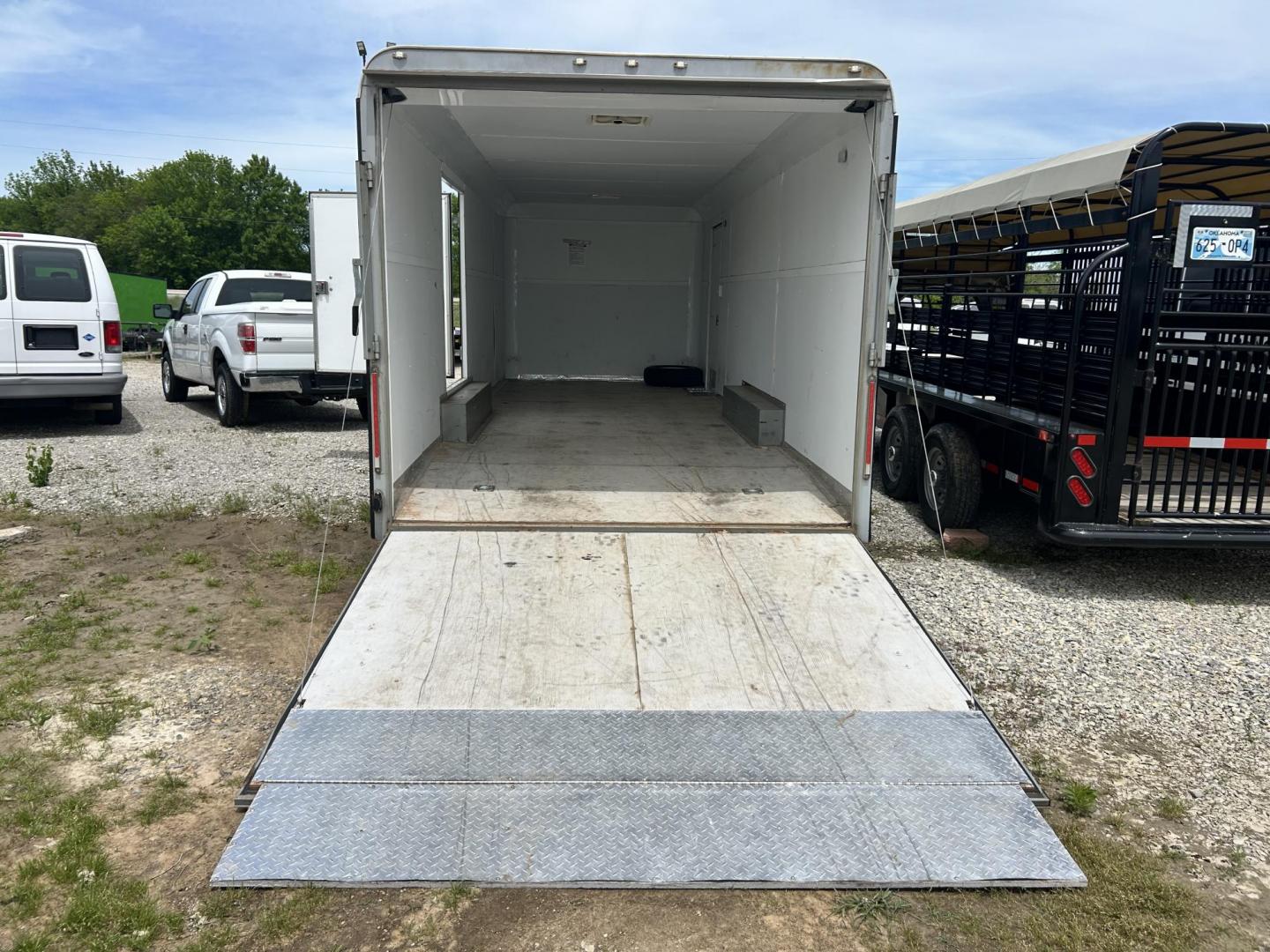 2018 BLACK Cargo Craft, Inc DRAGSTER CAR HAULER - (4D6EB2429JC) , located at 17760 Hwy 62, Morris, OK, 74445, 35.609104, -95.877060 - 2018 CARGO CRAFT, INC DRAGSTER CAR HAULER 24.5FTX8FT. TWO SIDE DOORS AND DUAL AXLES. PAYLOAD CAPACITY 10,400LBS, HITCH WEIGHT 6,000LBS, AND HITCH SIZE 2 5/16 BALL SIZE. ***BILL OF SALE ONLY*** $7,500 CALL RUSS, JONA OR HARLEY 918-733-4887 - Photo#8