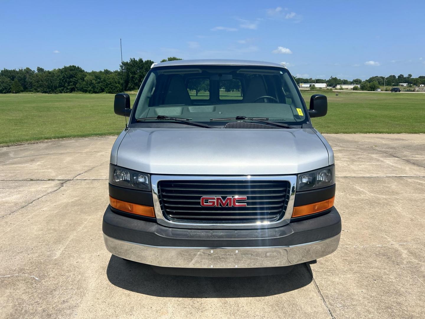 2016 Silver /Gray GMC Savana Cargo (1GTZ7GFBXG1) with an 6.0L V8 OHV 16V CNG engine, 6A transmission, located at 17760 Hwy 62, Morris, OK, 74445, (918) 733-4887, 35.609104, -95.877060 - 2016 GMC SAVANA CARGO VAN RWD WITH THE 6.0L V8 ENGINE DEDICATED CNG ONLY RUNS ON COMPRESSED NATURAL GAS. IT FEATURES KEYLESS REMOTE START, POWER LOCKS, POWER WINDOWS, POWER MIRRORS, CLOTH INTERIOR, MANUAL SEATS, CRUISE CONTROL, TRACTION CONTROL, HAUL MODE, AM/FM RADIO, USB PORT, AUXILARY PORT, SLI - Photo#1