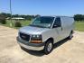 2016 Silver /Gray GMC Savana Cargo (1GTZ7GFBXG1) with an 6.0L V8 OHV 16V CNG engine, 6A transmission, located at 17760 Hwy 62, Morris, OK, 74445, (918) 733-4887, 35.609104, -95.877060 - 2016 GMC SAVANA CARGO VAN RWD WITH THE 6.0L V8 ENGINE DEDICATED CNG ONLY RUNS ON COMPRESSED NATURAL GAS. IT FEATURES KEYLESS REMOTE START, POWER LOCKS, POWER WINDOWS, POWER MIRRORS, CLOTH INTERIOR, MANUAL SEATS, CRUISE CONTROL, TRACTION CONTROL, HAUL MODE, AM/FM RADIO, USB PORT, AUXILARY PORT, SLI - Photo#0