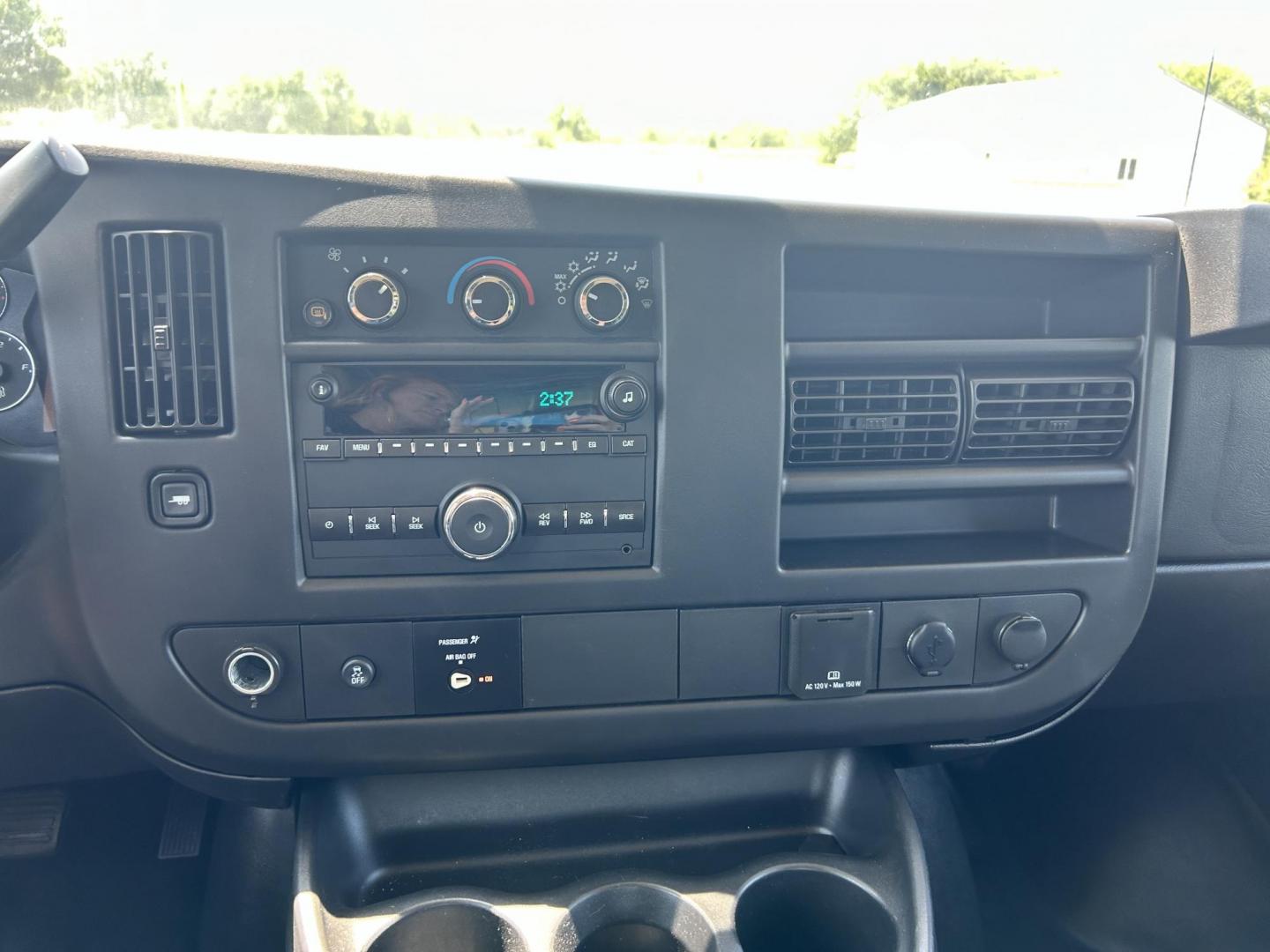 2016 Silver /Gray GMC Savana Cargo (1GTZ7GFBXG1) with an 6.0L V8 OHV 16V CNG engine, 6A transmission, located at 17760 Hwy 62, Morris, OK, 74445, (918) 733-4887, 35.609104, -95.877060 - 2016 GMC SAVANA CARGO VAN RWD WITH THE 6.0L V8 ENGINE DEDICATED CNG ONLY RUNS ON COMPRESSED NATURAL GAS. IT FEATURES KEYLESS REMOTE START, POWER LOCKS, POWER WINDOWS, POWER MIRRORS, CLOTH INTERIOR, MANUAL SEATS, CRUISE CONTROL, TRACTION CONTROL, HAUL MODE, AM/FM RADIO, USB PORT, AUXILARY PORT, SLI - Photo#13