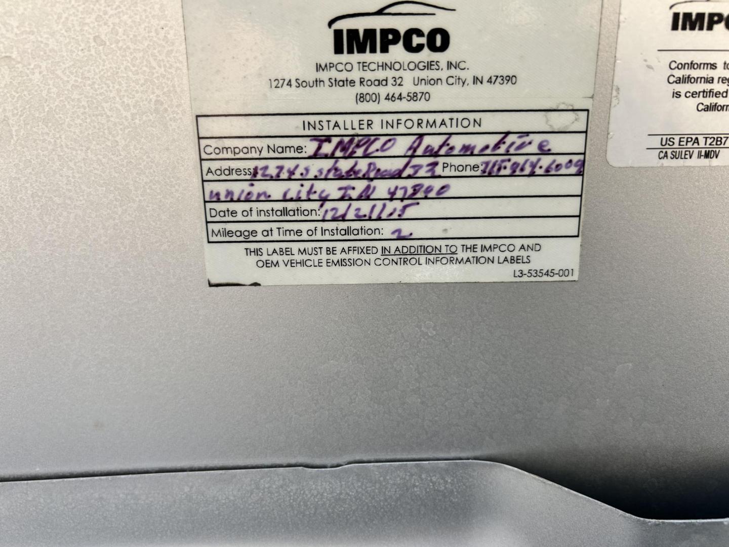 2016 Silver /Gray GMC Savana Cargo (1GTZ7GFBXG1) with an 6.0L V8 OHV 16V CNG engine, 6A transmission, located at 17760 Hwy 62, Morris, OK, 74445, (918) 733-4887, 35.609104, -95.877060 - 2016 GMC SAVANA CARGO VAN RWD WITH THE 6.0L V8 ENGINE DEDICATED CNG ONLY RUNS ON COMPRESSED NATURAL GAS. IT FEATURES KEYLESS REMOTE START, POWER LOCKS, POWER WINDOWS, POWER MIRRORS, CLOTH INTERIOR, MANUAL SEATS, CRUISE CONTROL, TRACTION CONTROL, HAUL MODE, AM/FM RADIO, USB PORT, AUXILARY PORT, SLI - Photo#24