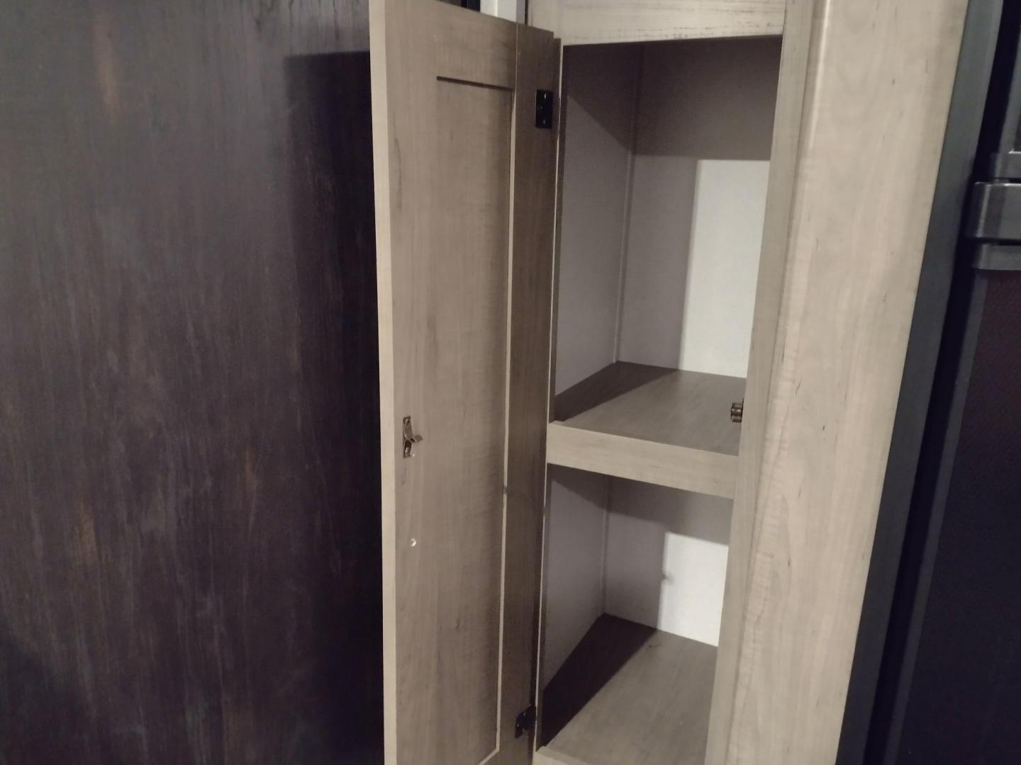2020 WHITE /Gray Keystone HIDEOUT 262LHS 262LHS (4YDT26225L7) , located at 17760 Hwy 62, Morris, OK, 74445, 35.609104, -95.877060 - CHECK OUT THIS 2020 KEYSTONE HIDEOUT 262LHS 29FT OVERALL WITH 12FT POWER AWNING. IN THE FRONT OF THE CAMPER IS THE QUEEN SIZE BED WITH STORAGE UNDER THE BED, OVERHEAD SHELF, 2 WARDROBE CLOSETS, AND LAUNDRY CHUTE. IN THE LIVING AND KITCHEN AREA IS A VINYL SOFA THAT FOLDS DOWN FOR ADDITIONAL SLEEPING, - Photo#31