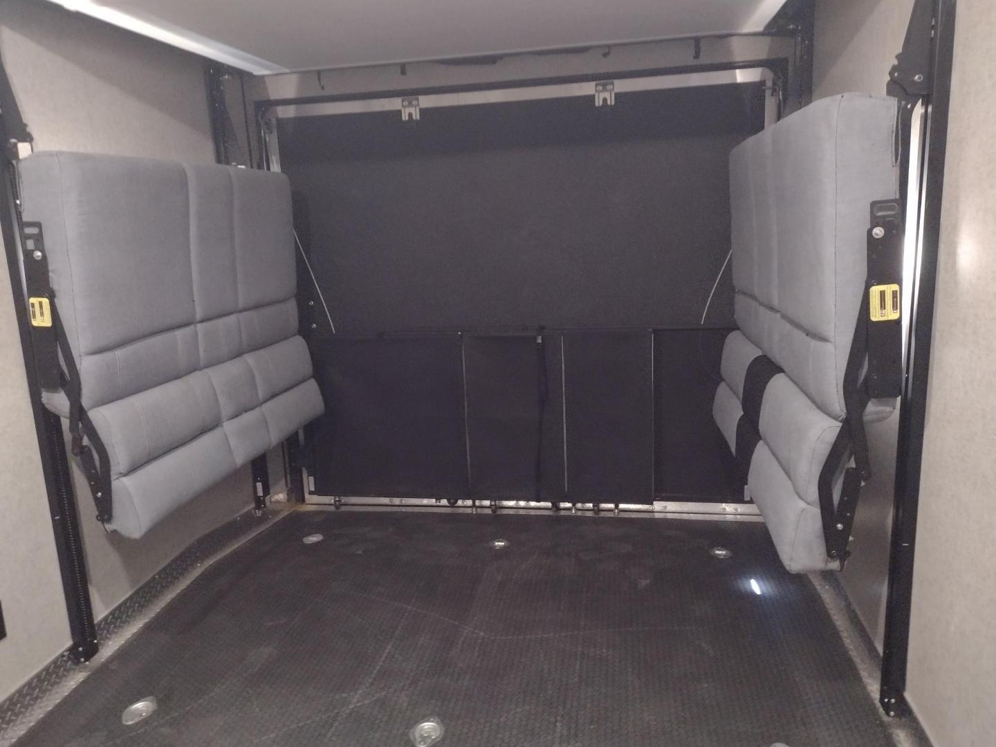 2018 Silver /Gray Forest River XLR Toy Hauler 31QB (5ZT2XLWB1J1) , located at 17760 Hwy 62, Morris, OK, 74445, 35.609104, -95.877060 - CHECK OUT THIS 2018 FOREST RIVER XLR BOOST 31QB 39FT OVERALL WITH 15FT POWER AWNING. IN THE FRONT IS THE BEDROOM WITH QUEEN SIZE BED, OVERHEAD CABINETS, 2 WARDROBE CLOSETS, AND STORAGE UNDER THE BED. CONNECTED TO THE BEDROOM IS A FULL BATH WITH VANITY SINK, MEDICINE CABINET, AND STANDING SHOWER. IN - Photo#46