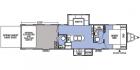 2018 Silver /Gray Forest River XLR Toy Hauler 31QB (5ZT2XLWB1J1) , located at 17760 Hwy 62, Morris, OK, 74445, 35.609104, -95.877060 - CHECK OUT THIS 2018 FOREST RIVER XLR BOOST 31QB 39FT OVERALL WITH 15FT POWER AWNING. IN THE FRONT IS THE BEDROOM WITH QUEEN SIZE BED, OVERHEAD CABINETS, 2 WARDROBE CLOSETS, AND STORAGE UNDER THE BED. CONNECTED TO THE BEDROOM IS A FULL BATH WITH VANITY SINK, MEDICINE CABINET, AND STANDING SHOWER. IN - Photo#54