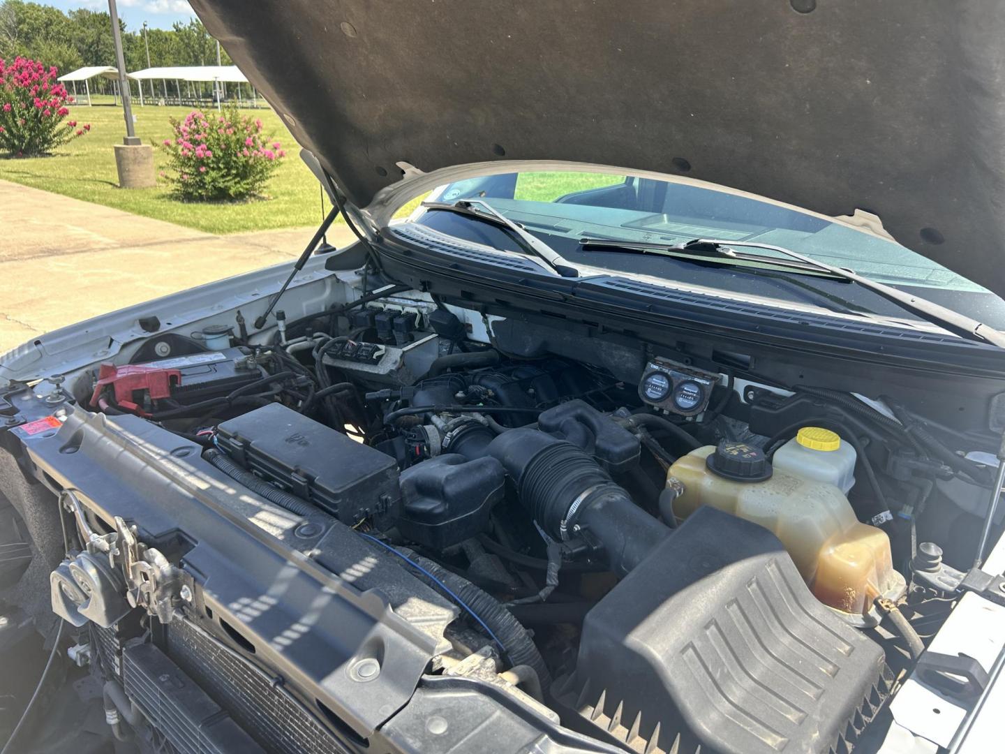 2014 WHITE /Gray Ford F-150 (1FTEX1EM9EK) with an 3.7L V6 DOHC 24V engine, 6-Speed Automatic transmission, located at 17760 Hwy 62, Morris, OK, 74445, (918) 733-4887, 35.609104, -95.877060 - 2014 FORD F-150 EXTENDED CAB. 4WD 3.7L V6 BI-FUEL SYSTEM RUNS ON CNG OR GASOLINE. FEATURES KEYLESS REMOTE ENTRY, POWER LOCKS, POWER WINDOWS, AM/FM STEREO, SIRIUS XM STEREO, CD PLAYER, AUXILLARY PORT, BACKUP CAMERA, CRUISE CONTROL, TRACTION CONTROL, MULTI-FUNCTIONING STEERING WHEEL CONTROLS, AND TRA - Photo#22