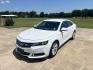 2015 WHITE /Gray Chevrolet Impala (2G1135SN5F9) with an 3.6L V6 DOHC 24V CNG engine, 6A transmission, located at 17760 Hwy 62, Morris, OK, 74445, (918) 733-4887, 35.609104, -95.877060 - 2015 CHEVY IMPALA HAS THE 3.6 V6 ENGINE AND IS FWD. THE IMPALA IS A BI-FUEL CAR THAT RUNS ON BOTH CNG (COMPRESSED NATUAL GAS) OR GASOLINE. THIS CAR FEATURES KEYLESS REMOTE START, KEYLESS REMOTE ENTRY, POWER LOCKS, POWER WINDOWS, POWER SEATS, POWER MIRRORS, AM/FM STEREO, CLOTH SEATS, BACK UP CAMERA, - Photo#0
