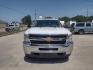 2013 WHITE /Gray Chevrolet Silverado 2500HD Work Truck Ext. Cab 4WD (1GC2KVCB1DZ) with an 6.0L V8 OHV 16V CNG engine, 6-Speed Automatic transmission, located at 17760 Hwy 62, Morris, OK, 74445, (918) 733-4887, 35.609104, -95.877060 - 2013 CHEVY SILVERADO 4WD WITH THE 6.0L V8 ENGINE. THIS TRUCK FEATURES MANUAL WINDOWS, MANUAL LOCKS, MANUAL MIRRORS, MANUAL SEATS, LEATHER INTERIOR, CRUSIE CONTROL, TRACTION CONTROL, AND AM/FM RADIO. CAMPER SHELL WITH SHELVES AND CARGO SLIDER, DIMENSIONS INVERTER AND TRAILER HITCH. ONLY 184,332 MILE - Photo#1