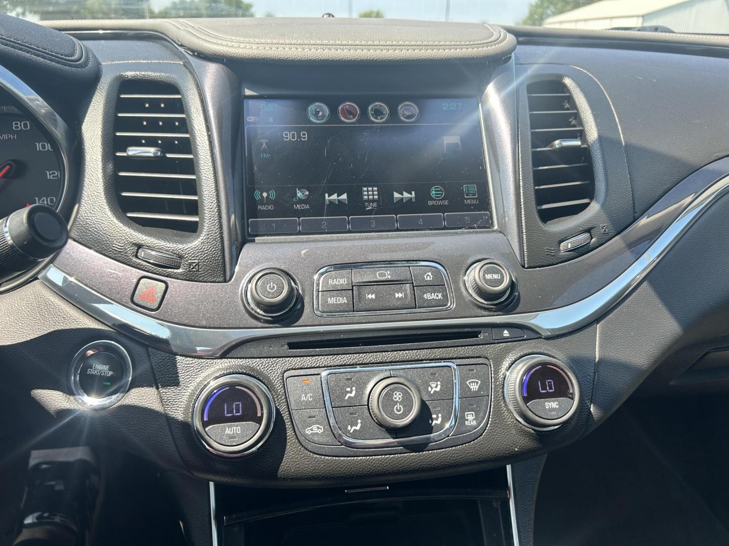 2017 RED /Gray Chevrolet Impala Premier (2G1145S36H9) with an 3.6L V6 DOHC 24V engine, 6A transmission, located at 17760 Hwy 62, Morris, OK, 74445, (918) 733-4887, 35.609104, -95.877060 - 2017 CHEVY IMPALA HAS THE 3.6L V6 ENGINE AND IS FWD. THIS CAR FEATURES PUSH START AND KEYLESS REMOTE ENTRY, POWER LOCKS, POWER WINDOWS, POWER SEATS, HEATED AND COOLED SEATS, POWER MIRRORS, AM/FM STEREO, NAVIGATION, LEATHER SEATS, BACK UP CAMERA, TRACTION CONTROL, CRUISE CONTROL, DUAL CLIMATE CONTROL - Photo#13
