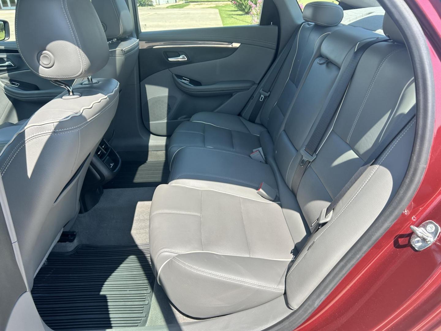 2017 RED /Gray Chevrolet Impala Premier (2G1145S36H9) with an 3.6L V6 DOHC 24V engine, 6A transmission, located at 17760 Hwy 62, Morris, OK, 74445, (918) 733-4887, 35.609104, -95.877060 - 2017 CHEVY IMPALA HAS THE 3.6L V6 ENGINE AND IS FWD. THIS CAR FEATURES PUSH START AND KEYLESS REMOTE ENTRY, POWER LOCKS, POWER WINDOWS, POWER SEATS, HEATED AND COOLED SEATS, POWER MIRRORS, AM/FM STEREO, NAVIGATION, LEATHER SEATS, BACK UP CAMERA, TRACTION CONTROL, CRUISE CONTROL, DUAL CLIMATE CONTROL - Photo#18