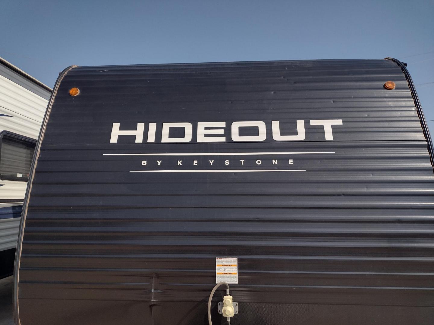 2024 WHITE/BLACK /TAN Keystone HIDEOUT 178RB 178RB (4YDTH1G14RW) , located at 17760 Hwy 62, Morris, OK, 74445, 35.609104, -95.877060 - GET IT WHILE YOU CAN! 2024 KEYSTONE HIDEOUT 178RB 20.5FT ****CLEAN TITLE**** OVERALL WITH 10FT POWER AWNING. IN THE FRONT IS THE QUEEN SIZE BED WITH STORAGE UNDER BED, OVERHEAD SHELF, AND TWO WARDROBE CLOSETS. IN THE LIVING AND KITCHEN AREA IS TWO BURNER STOVE (NO OVEN), SINGLE SINK, OVERHEAD CABINE - Photo#37