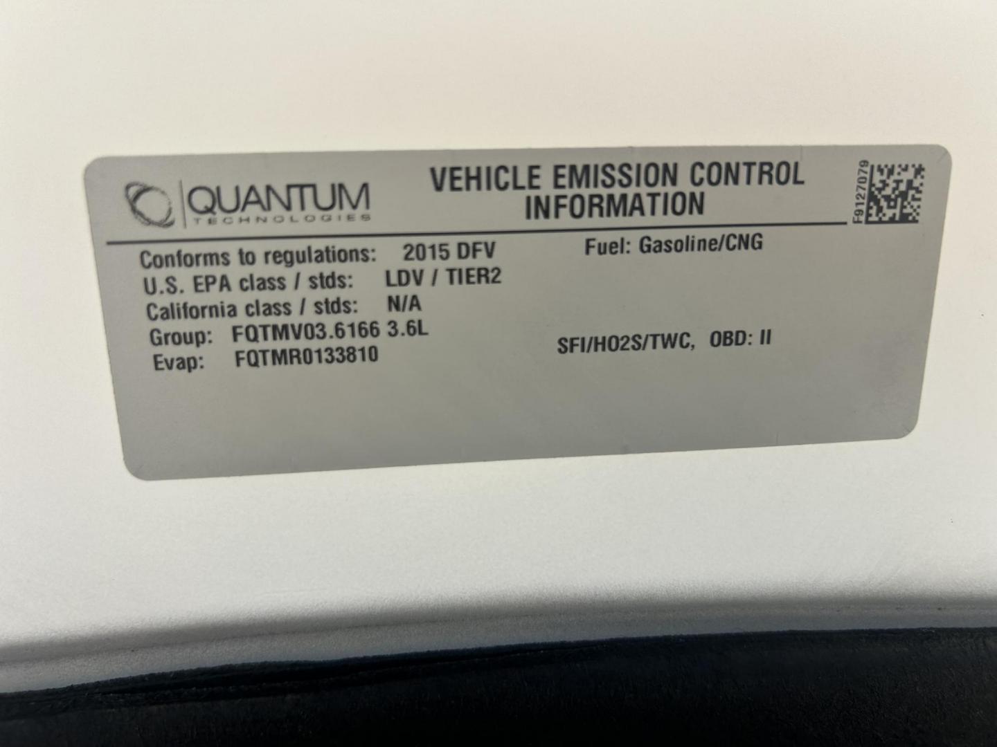 2015 White /BLACK Chevrolet Impala CNG 3LT (2G1135SN2F9) with an 3.6L V6 DOHC 24V CNG engine, 6A transmission, located at 17760 Hwy 62, Morris, OK, 74445, (918) 733-4887, 35.609104, -95.877060 - 2015 CHEVY IMPALA HAS THE 3.6 V6 ENGINE AND IS FWD. THE IMPALA IS A BI-FUEL CAR THAT RUNS ON BOTH CNG (COMPRESSED NATUAL GAS) OR GASOLINE. THIS CAR FEATURES KEYLESS REMOTE START, KEYLESS REMOTE ENTRY, POWER LOCKS, POWER WINDOWS, POWER SEATS, POWER MIRRORS, AM/FM STEREO, CLOTH SEATS, BACK UP CAMERA, - Photo#21