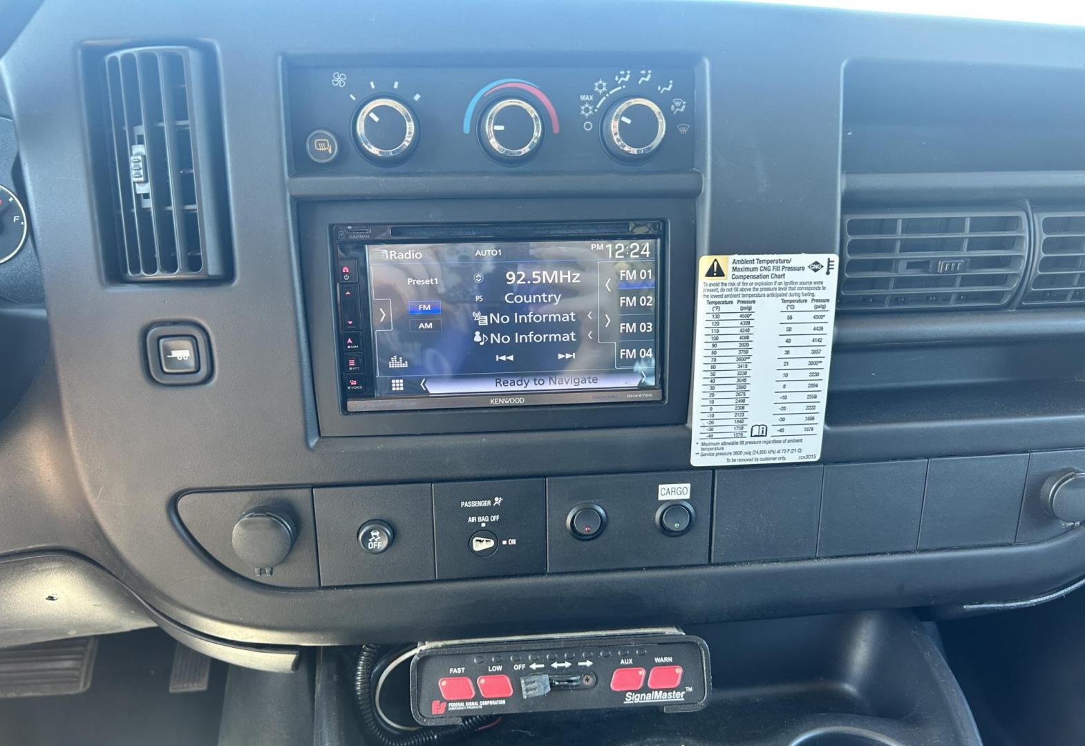 2012 White /Gray GMC Savana Cargo (1GTW7FFB5C1) with an 6.0L V8 OHV 16V CNG engine, 6-Speed Automatic transmission, located at 17760 Hwy 62, Morris, OK, 74445, (918) 733-4887, 35.609104, -95.877060 - 2012 GMC SAVANA CARGO VAN RWD WITH THE 6.0L V8 ENGINE DEDICATED CNG ONLY RUNS ON COMPRESSED NATURAL GAS. IT FEATURES POWER LOCKS, POWER WINDOWS, POWER MIRRORS, CLOTH INTERIOR, MANUAL SEATS, CRUISE CONTROL, TRACTION CONTROL, HAUL MODE, AM/FM RADIO, SPLIT SWING-OUT SIDE DOORS AND BACK DOORS, AND TIRE - Photo#11