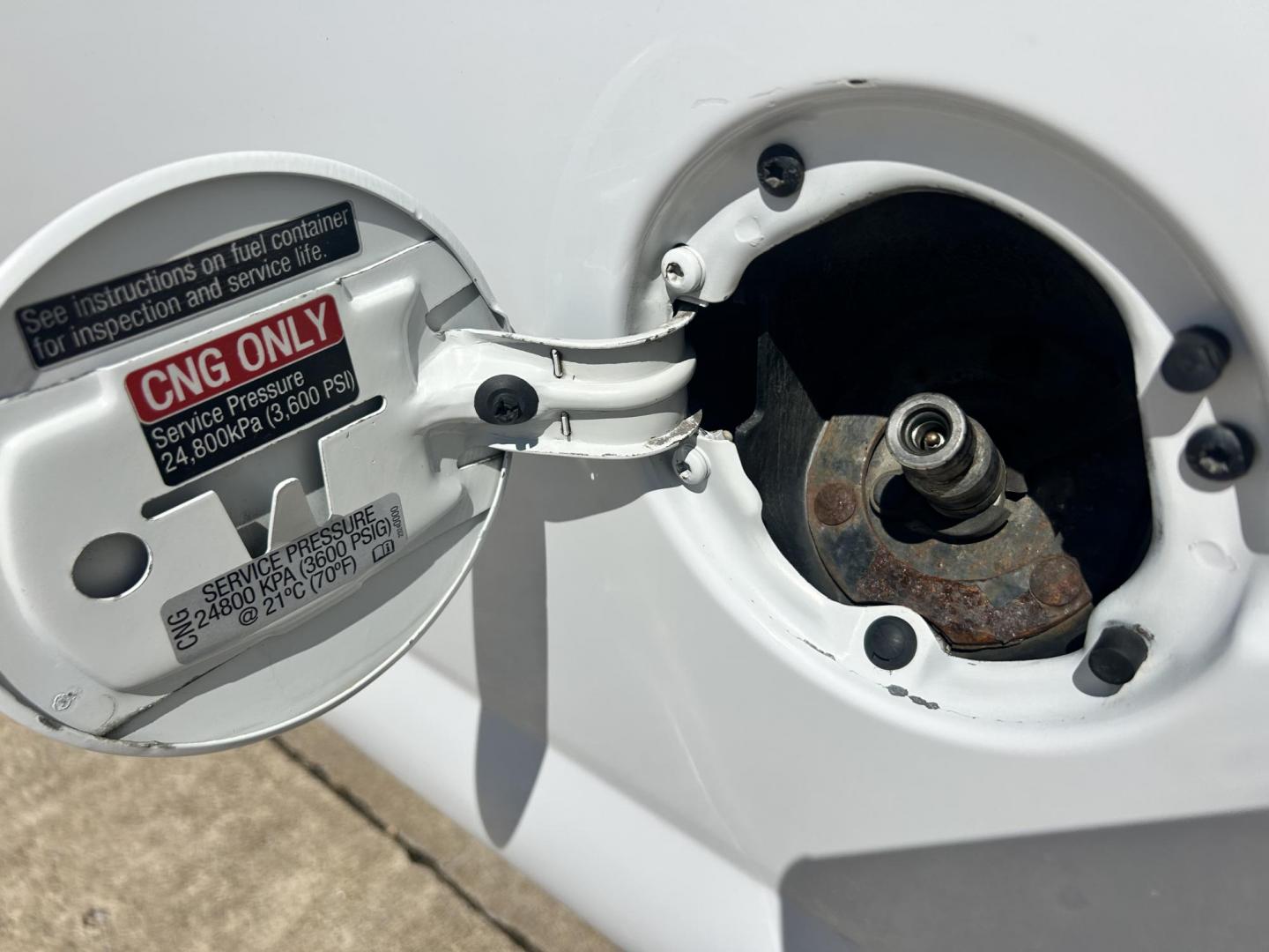 2012 White /Gray GMC Savana Cargo (1GTW7FFB5C1) with an 6.0L V8 OHV 16V CNG engine, 6-Speed Automatic transmission, located at 17760 Hwy 62, Morris, OK, 74445, (918) 733-4887, 35.609104, -95.877060 - 2012 GMC SAVANA CARGO VAN RWD WITH THE 6.0L V8 ENGINE DEDICATED CNG ONLY RUNS ON COMPRESSED NATURAL GAS. IT FEATURES POWER LOCKS, POWER WINDOWS, POWER MIRRORS, CLOTH INTERIOR, MANUAL SEATS, CRUISE CONTROL, TRACTION CONTROL, HAUL MODE, AM/FM RADIO, SPLIT SWING-OUT SIDE DOORS AND BACK DOORS, AND TIRE - Photo#17