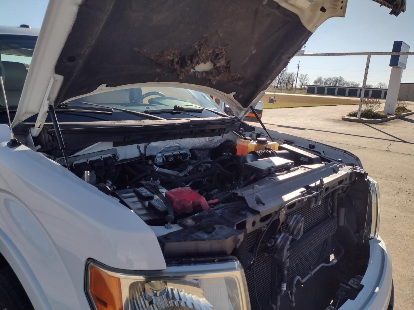 2012 White /TAN Ford F-150 LARIAT (1FTFW1CFXCF) with an 5.0L V8 engine, 6-Speed Automatic transmission, located at 17760 Hwy 62, Morris, OK, 74445, (918) 733-4887, 35.609104, -95.877060 - 2012 FORD F150 LARIAT 2WD BI-FUEL SYSTEM RUNS ON CNG (COMPRESSED NATURAL GAS) OR GASOLINE WITH 5.0L V8 ENIGNE. IT FEATURES KEYLESS ENTRY, POWER LOCKS, POWER WINDOWS, POWER MIRRORS, POWER SEATS, LEATHER INTERIOR, HEATED AND COOLED SEATS, AM/FM RADIO, NAVIGATION, CD PLAYER, HANDS FREE CALLING, DUAL CL - Photo#30